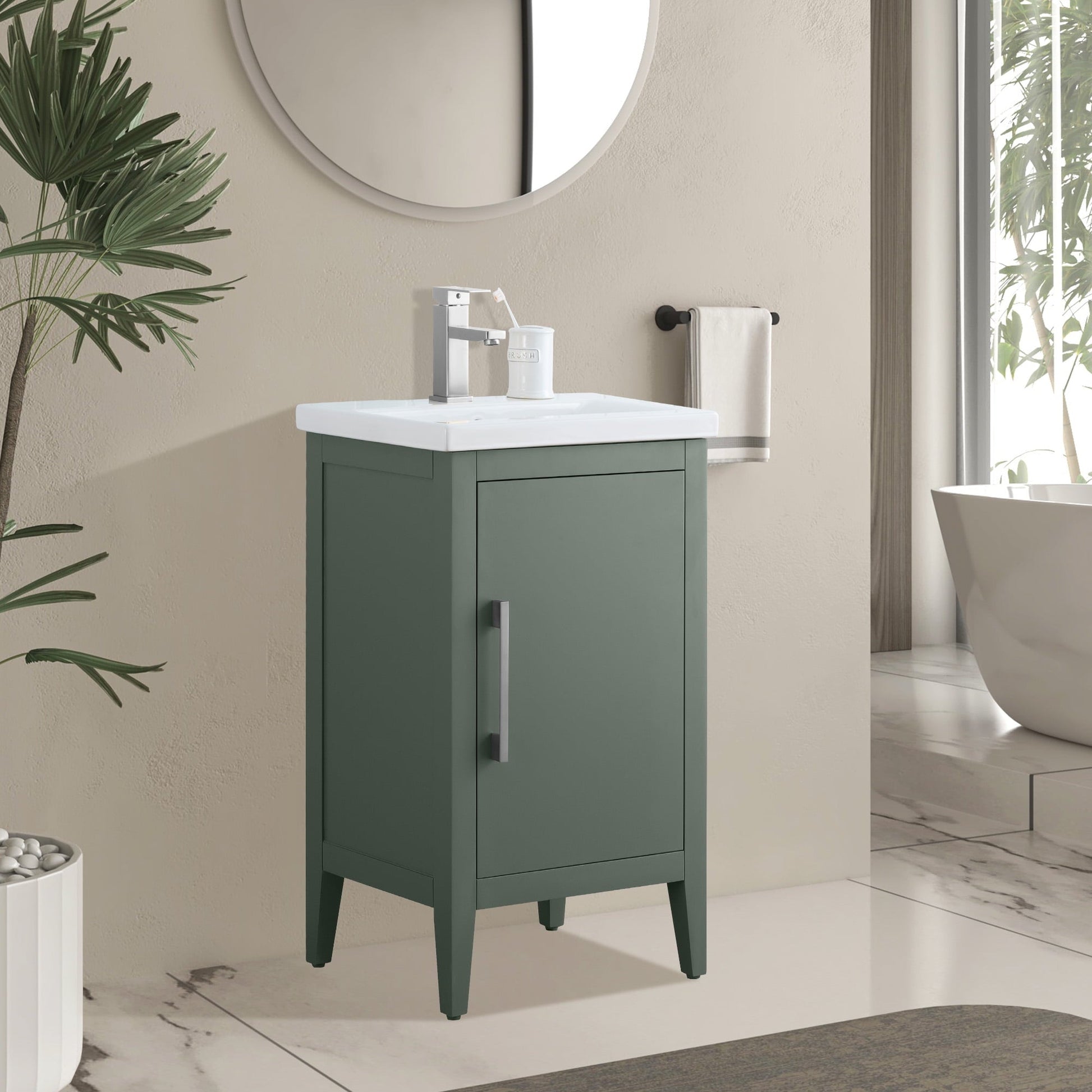 Vintage Green / Brushed Nickel