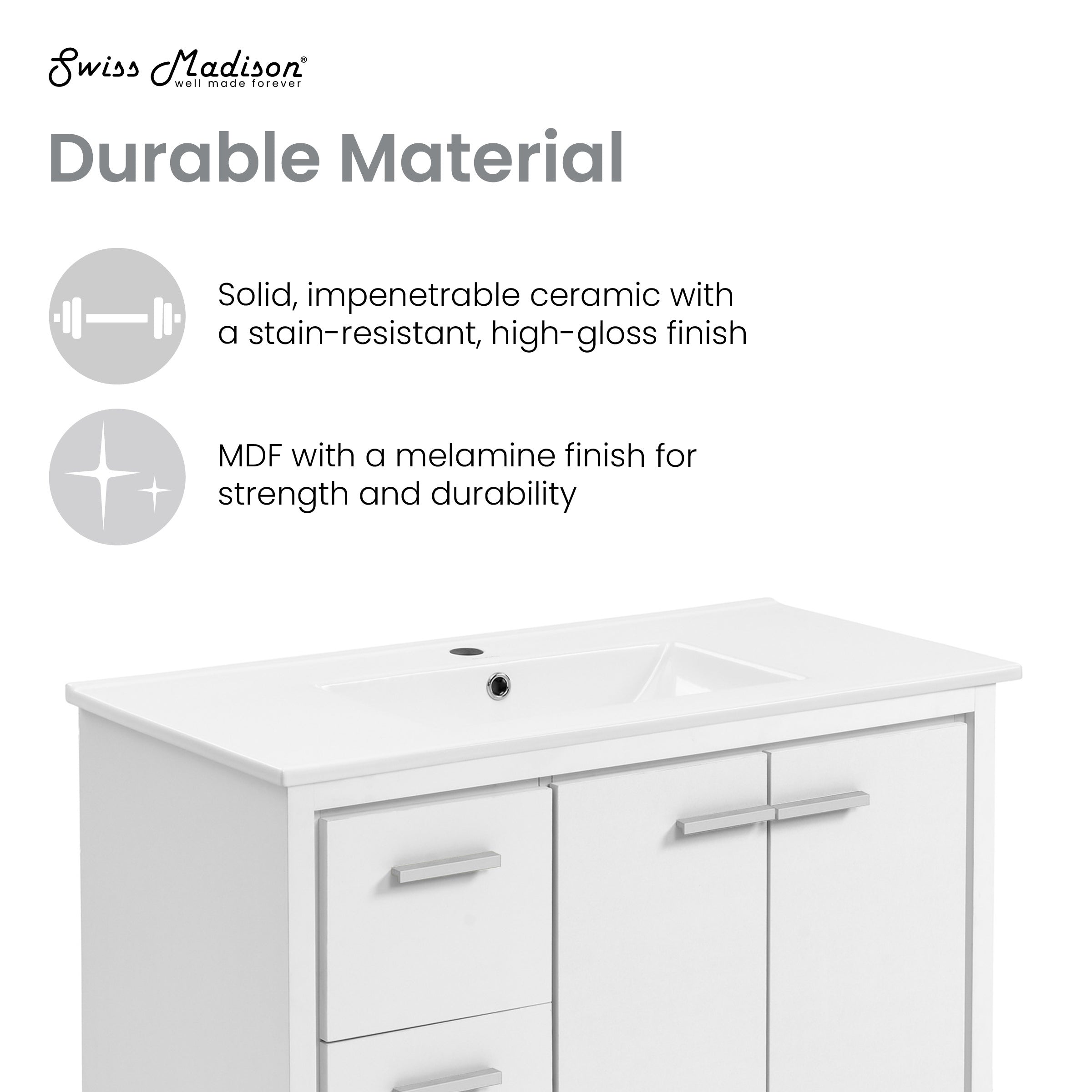 White / White / 1-Hole