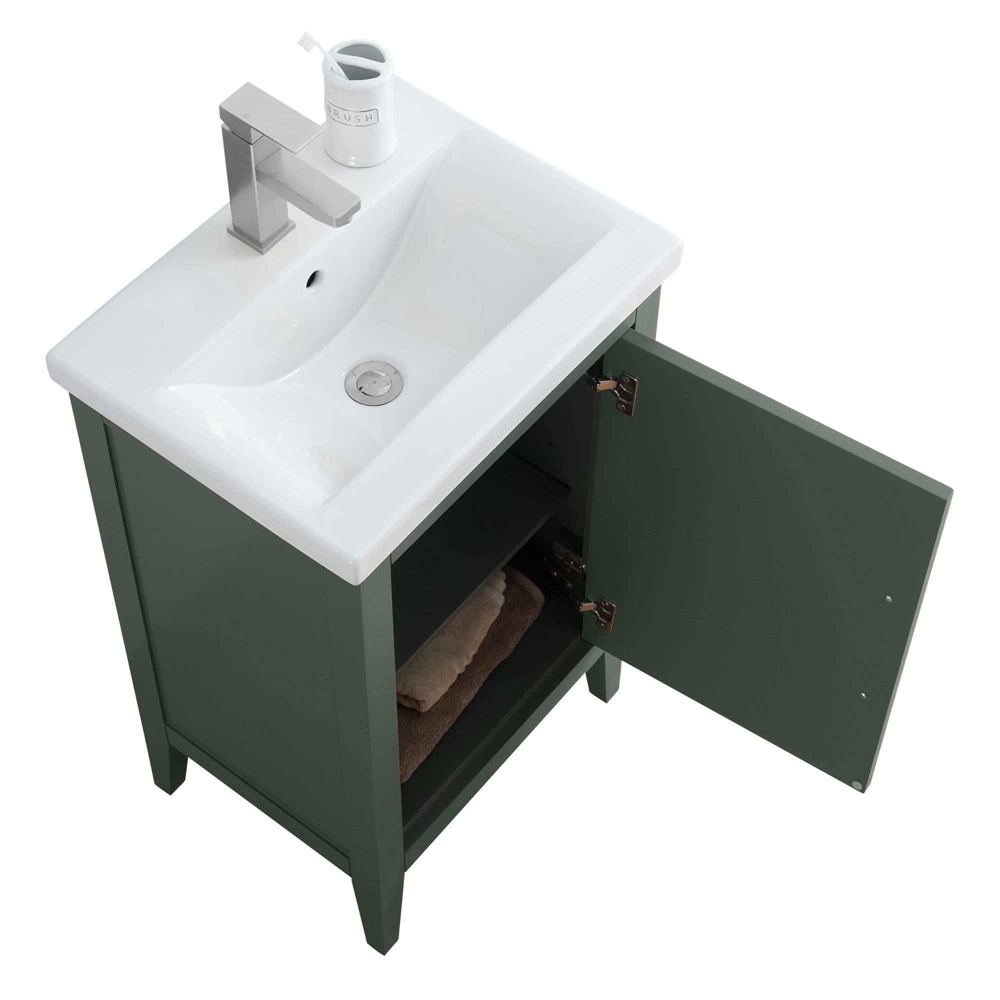 Vintage Green / Brushed Nickel