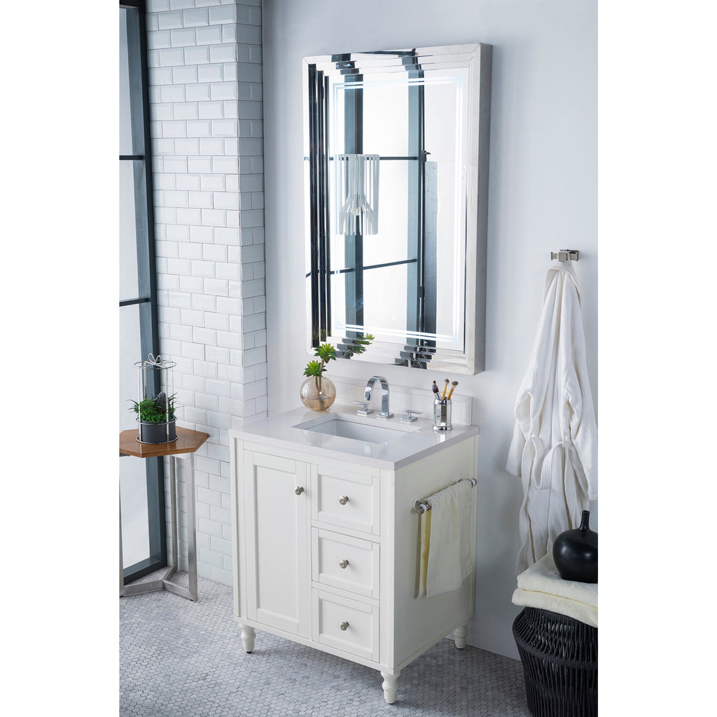 Bright White / White Zeus - 3 Faucet Holes