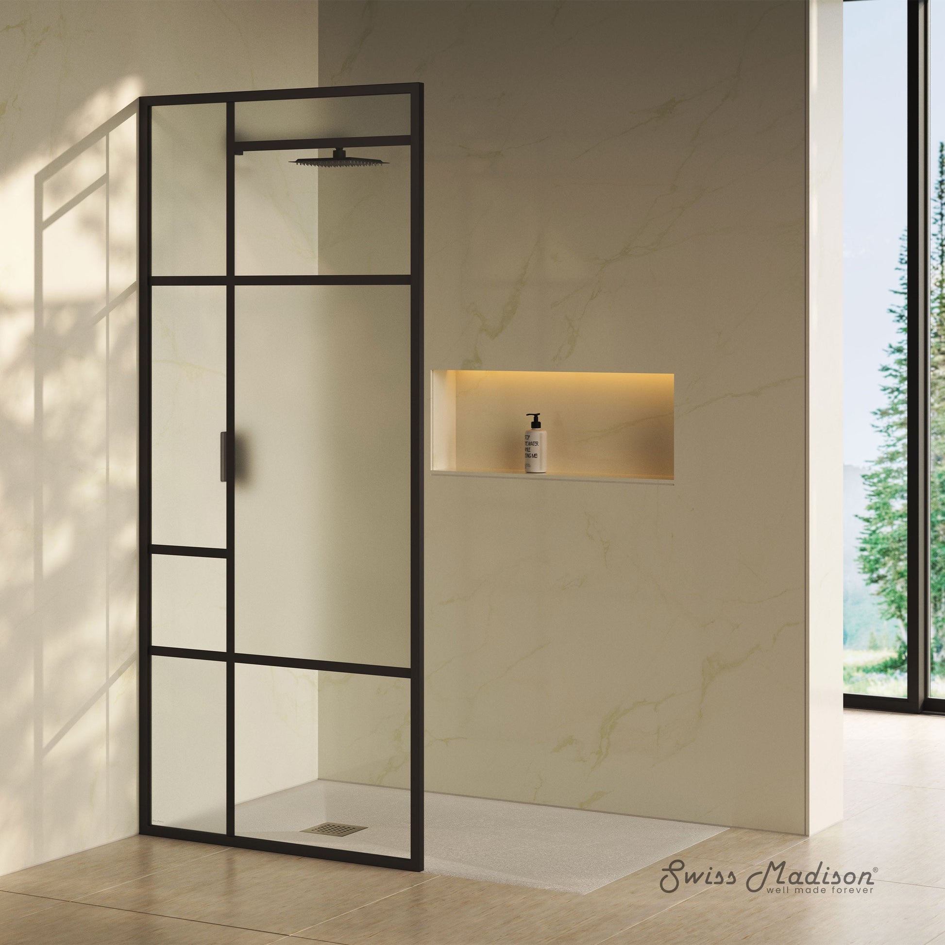 Matte Black / Shower Door