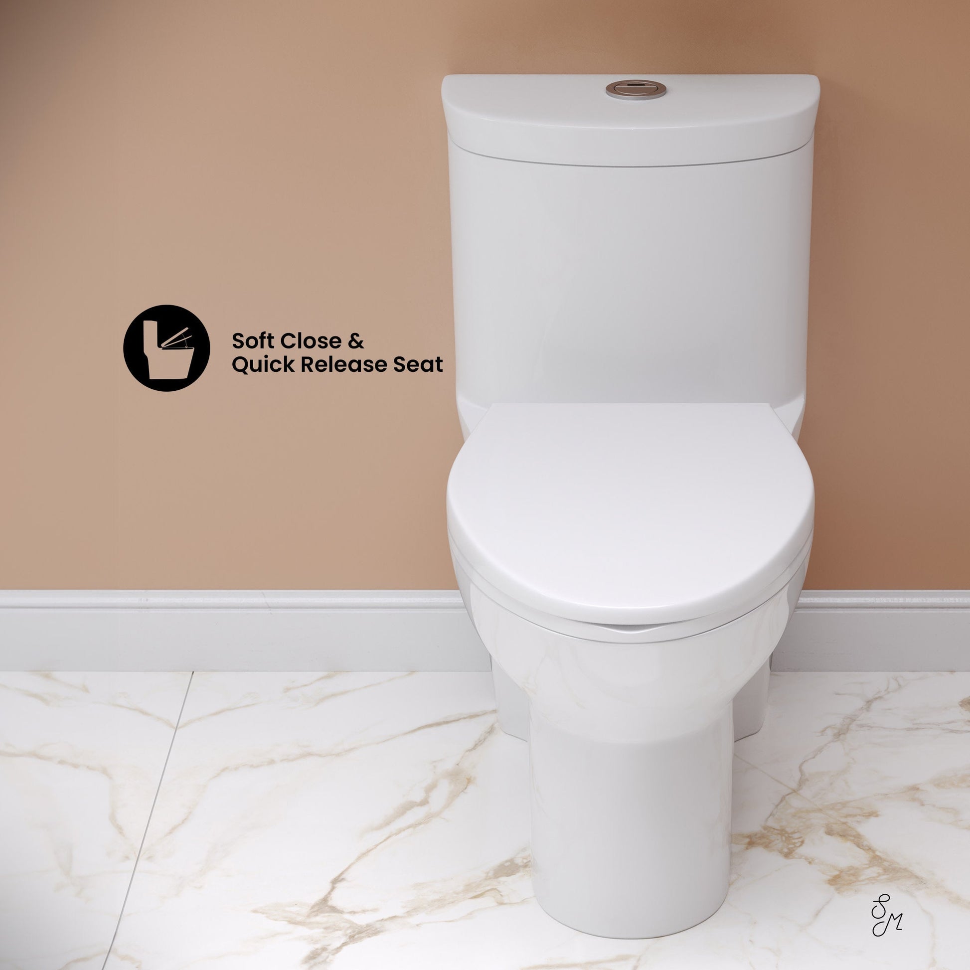 Glossy White / Dual Touchless - Top / Chrome