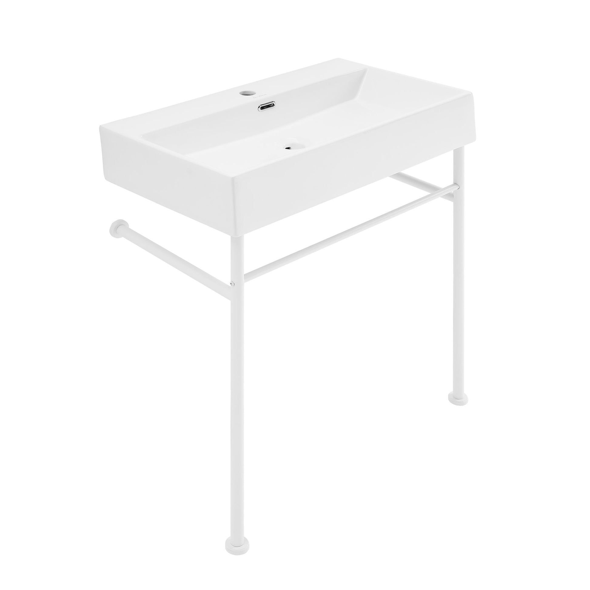 White / White / 1-Hole