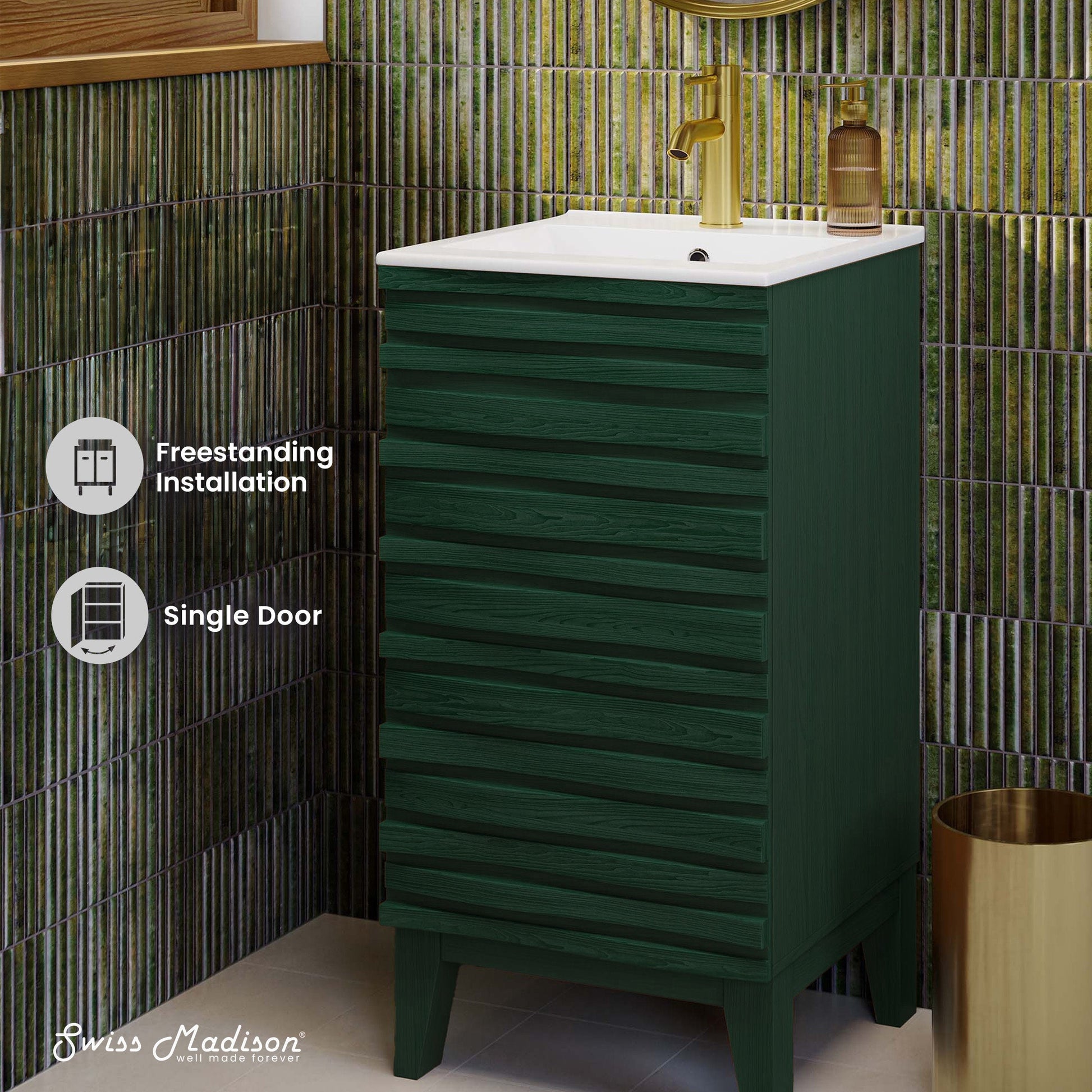 Green Oak / White