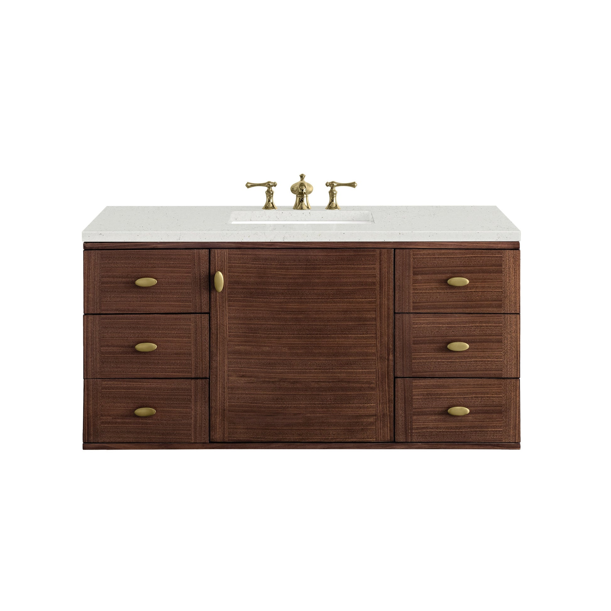 Mid-Century Walnut / Lime Delight - 3 Faucet Holes