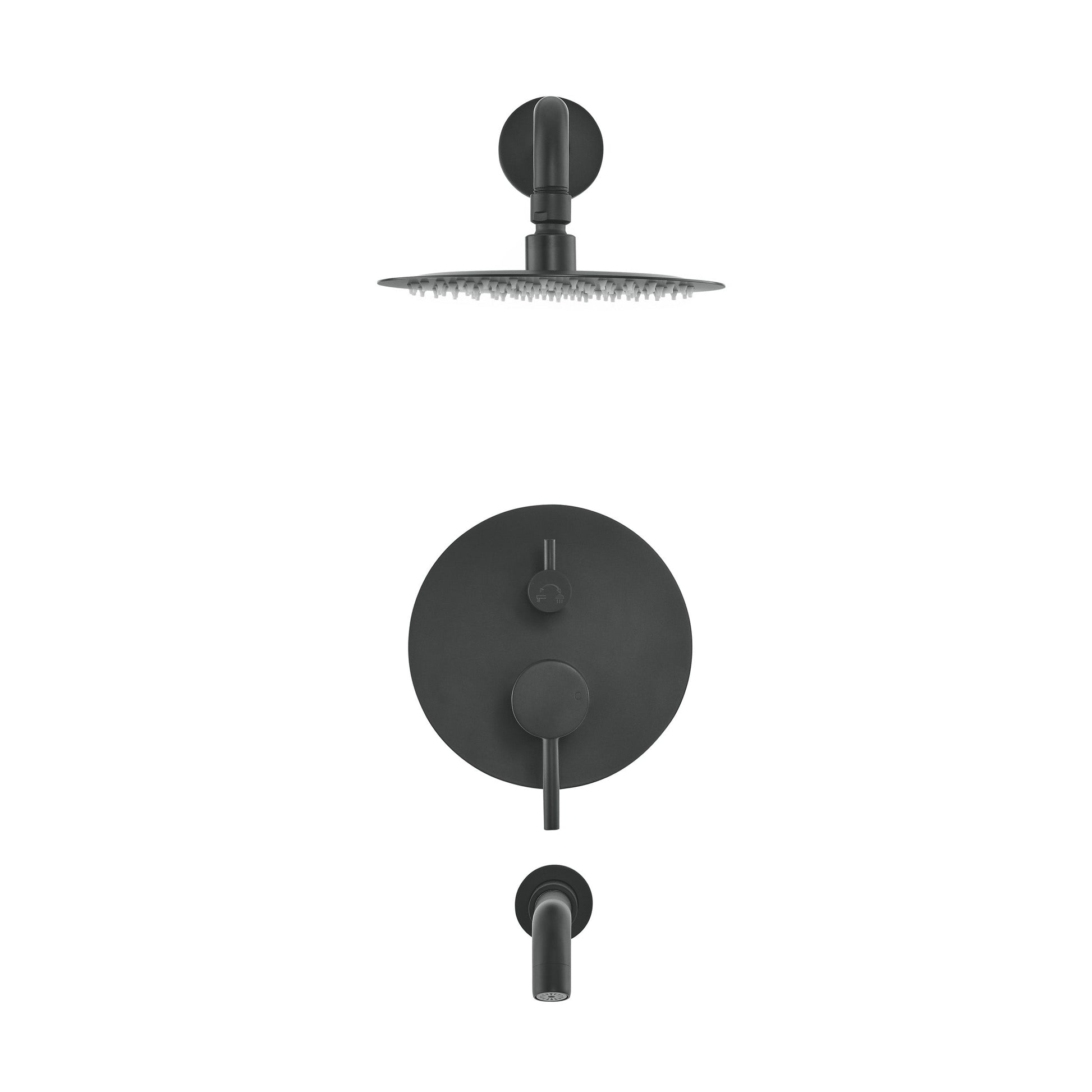 Matte Black / Without Hand Sprayer / With Tub Filler