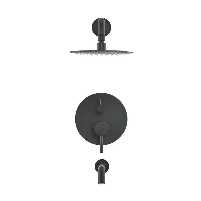 Matte Black / Without Hand Sprayer / With Tub Filler