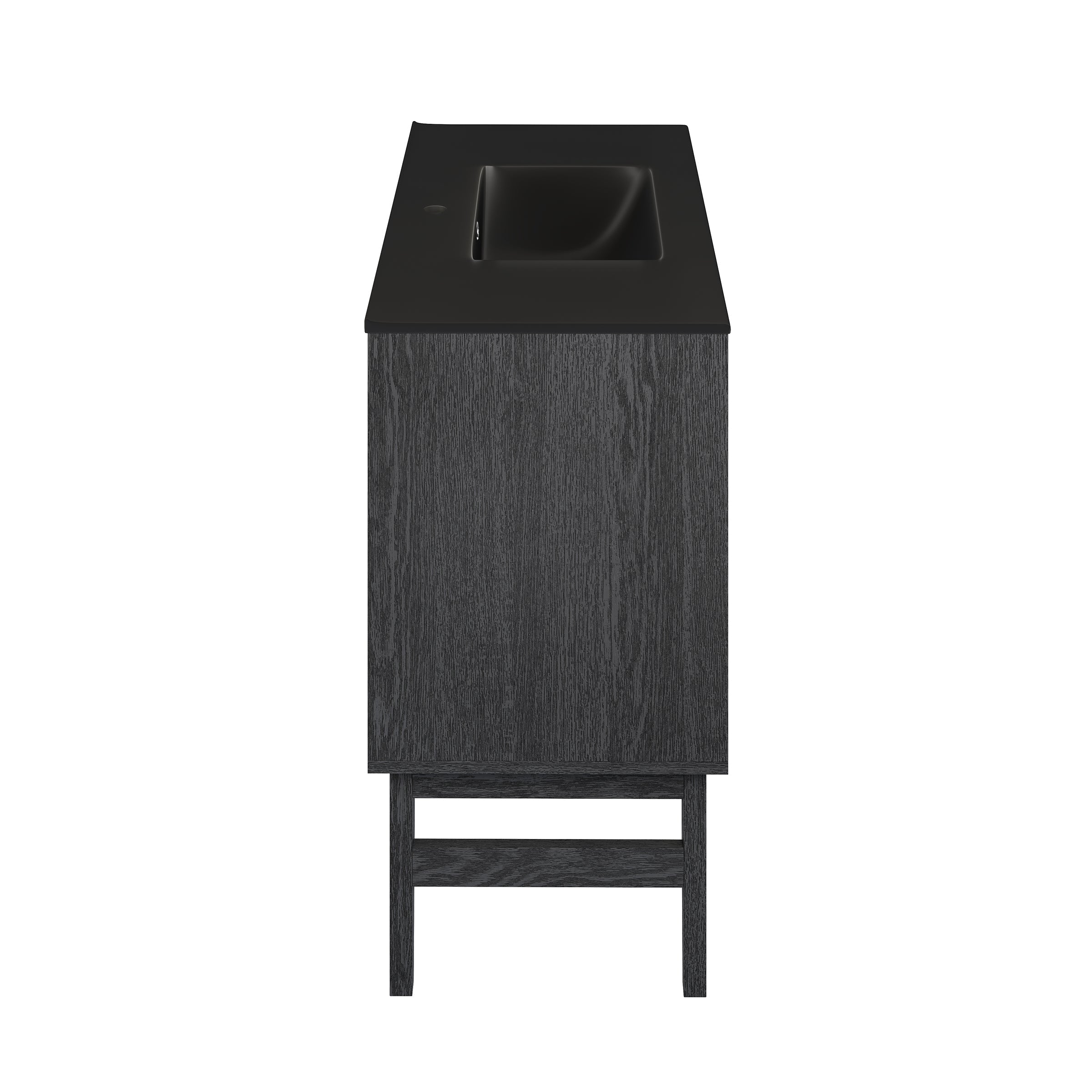 Black Oak / Matte Black / 1-Hole