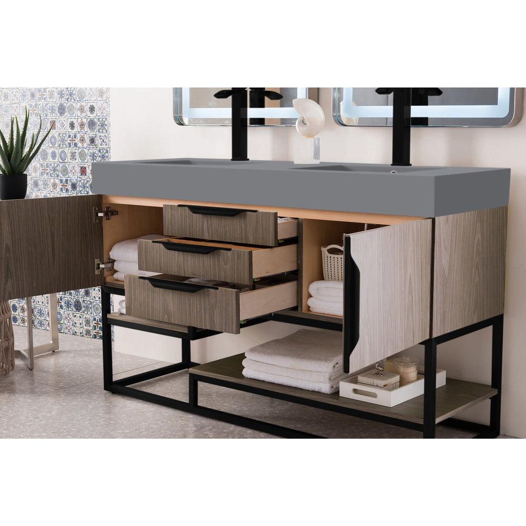 Ash Gray / Matte Black / Dusk Grey Glossy - 1 Faucet Hole