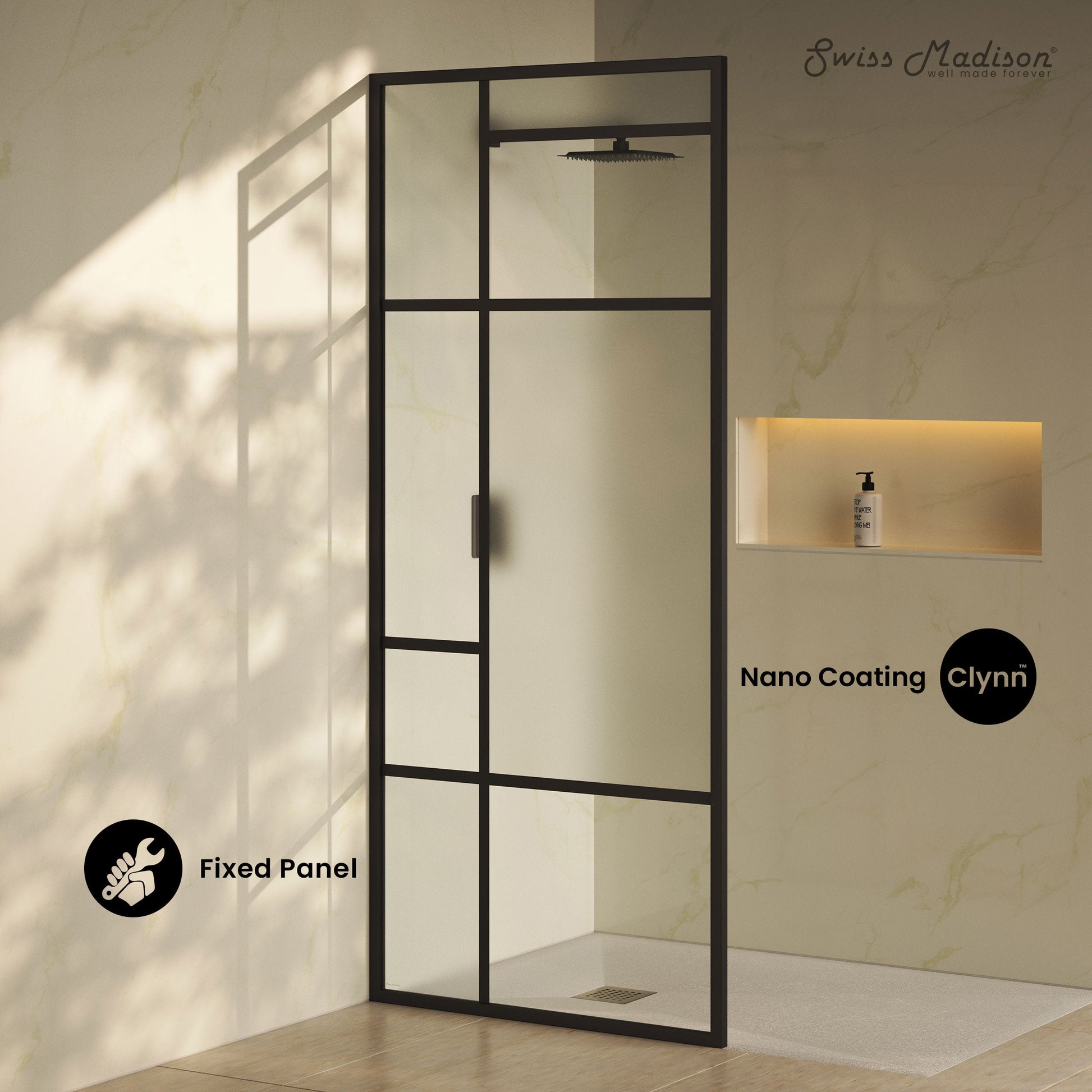 Matte Black / Shower Door