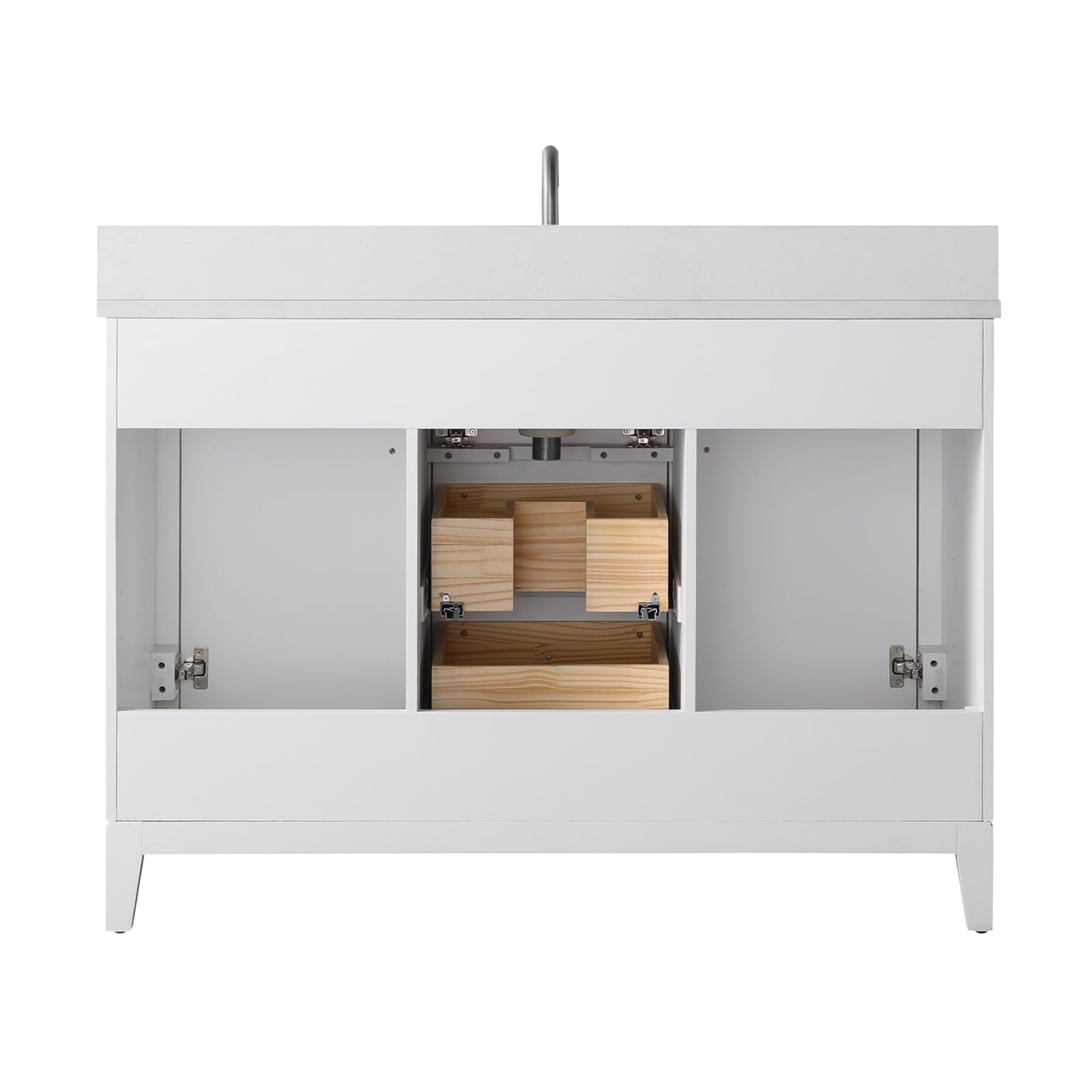 Linear White / Brushed Nickel