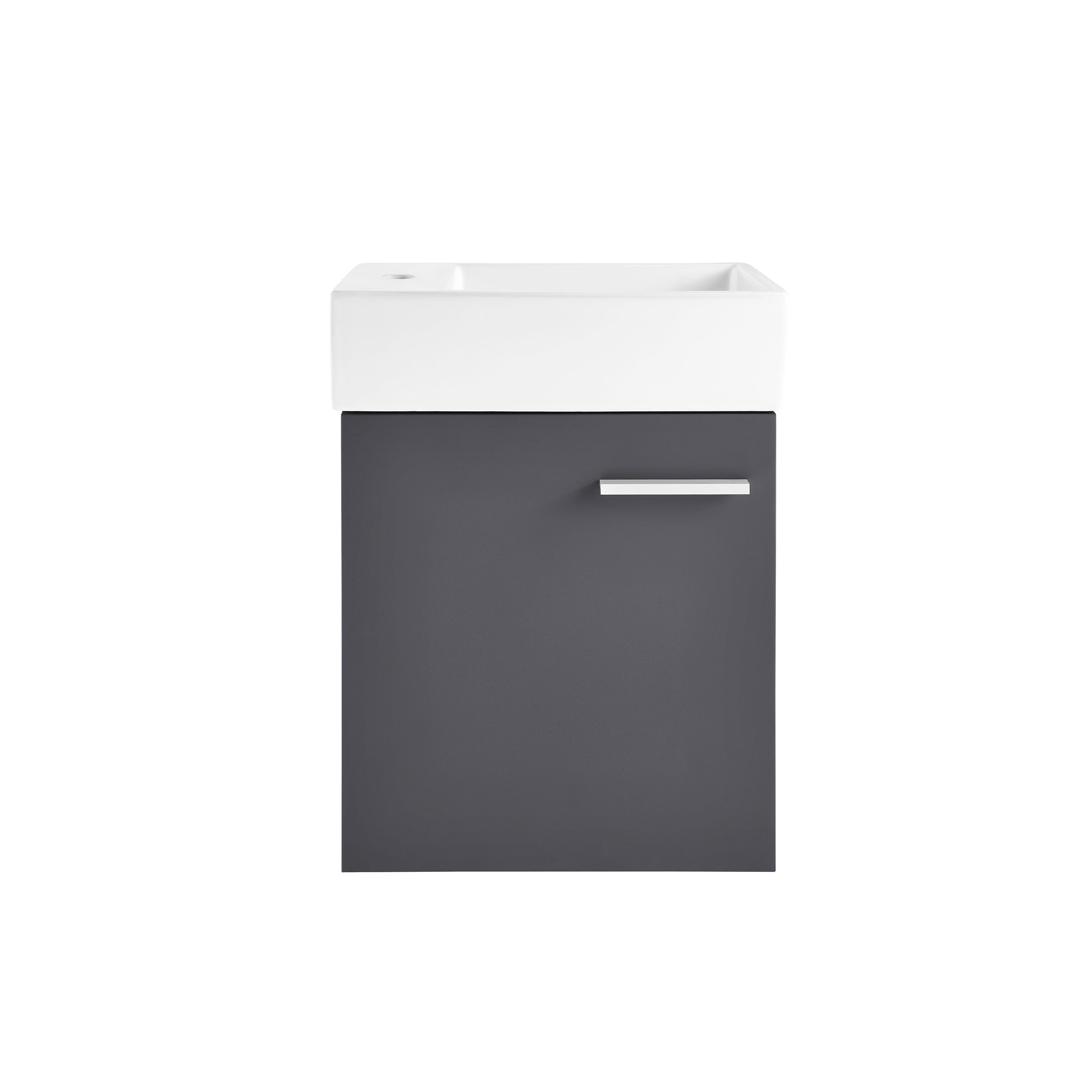 Slate / White / 1-Hole