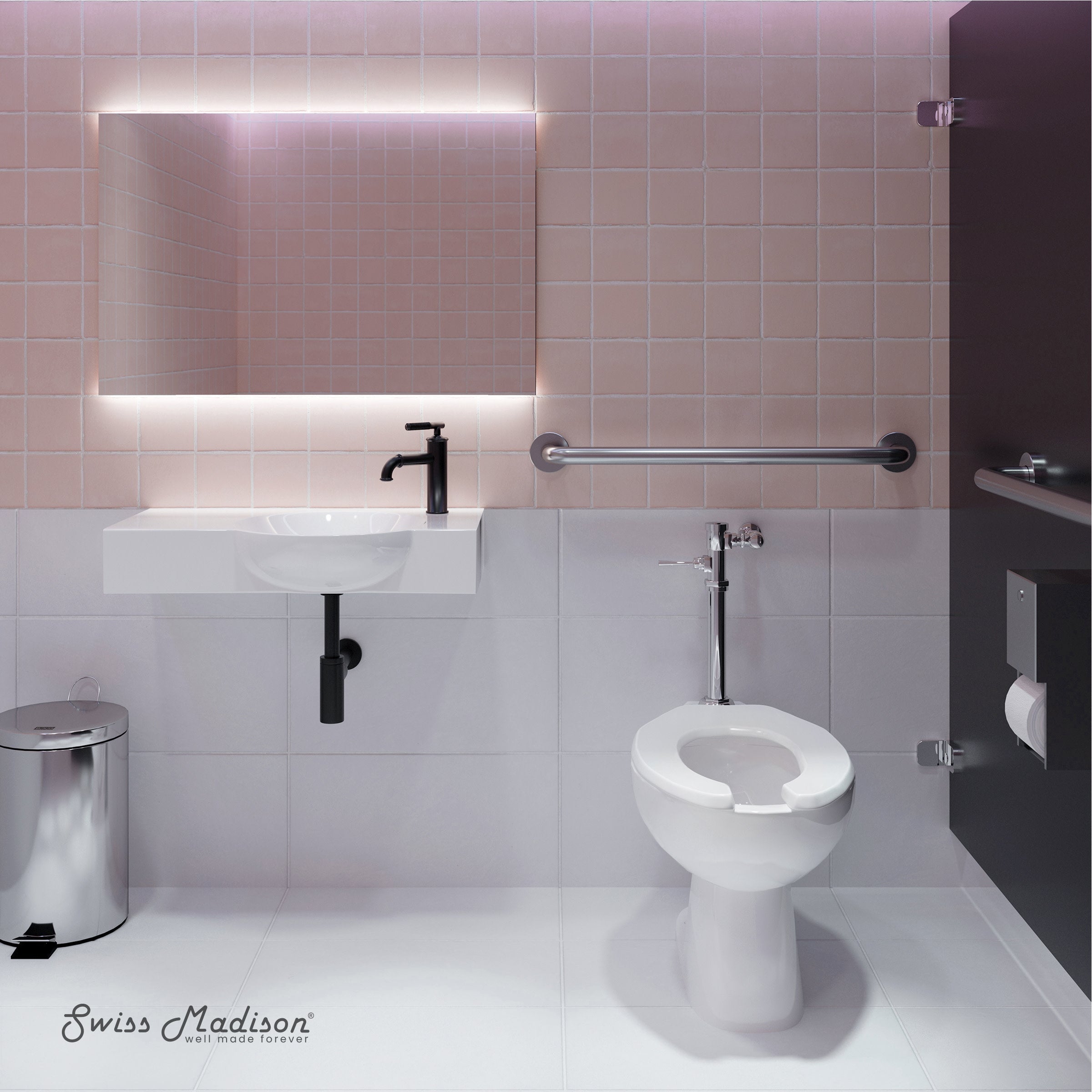 Glossy White / Comfort Height