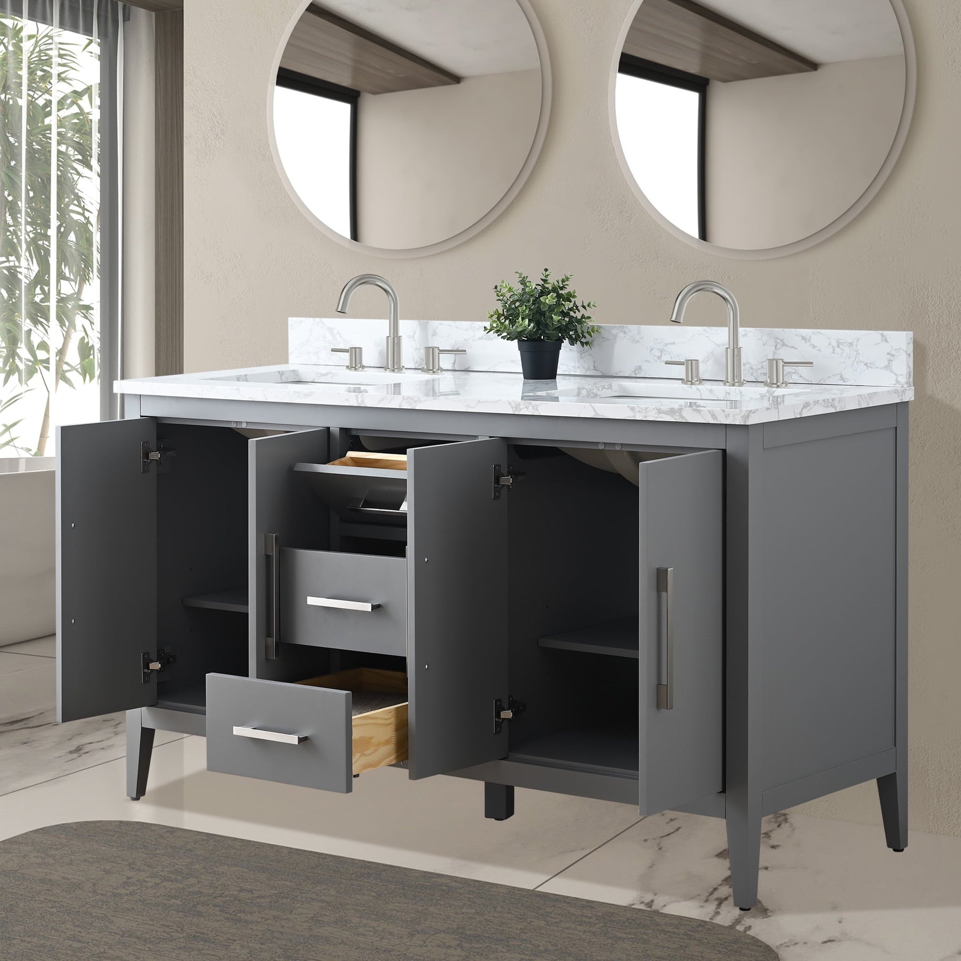 Cashmere Gray / Brushed Nickel