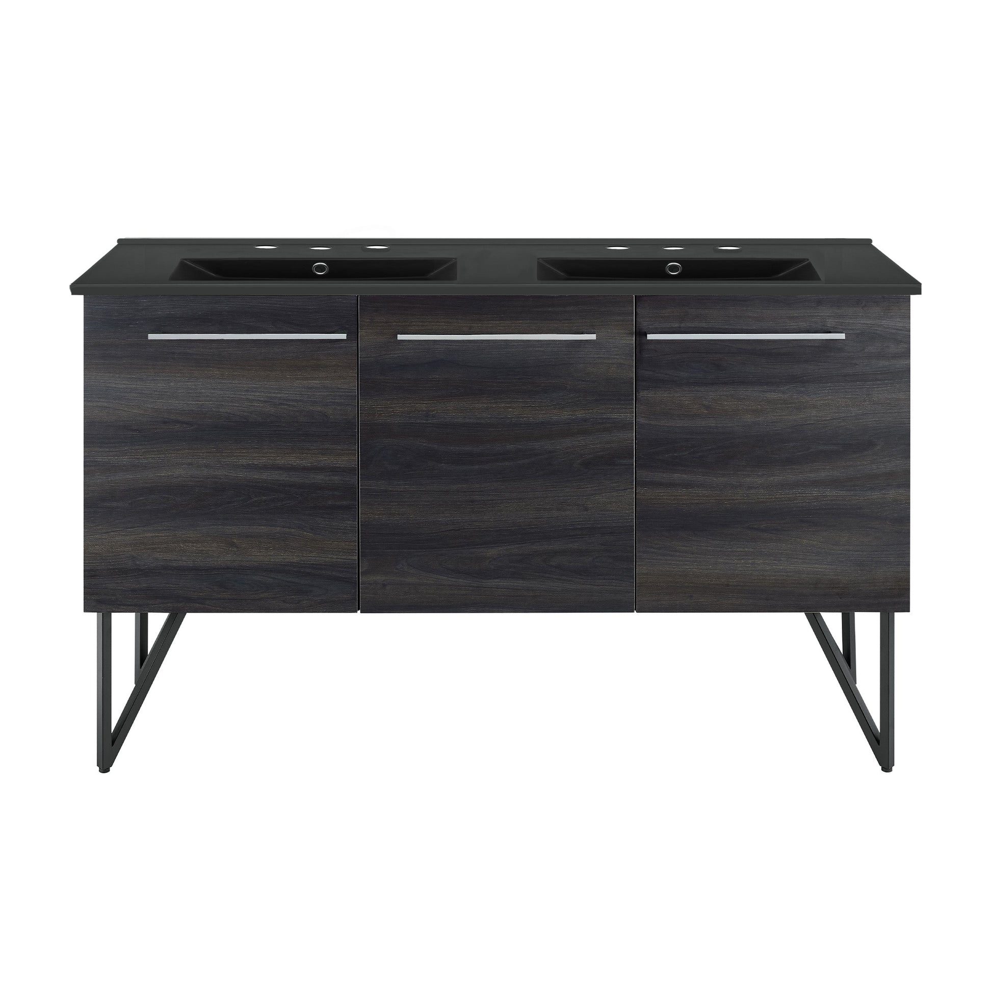 Black Walnut / Matte Black / 3-Hole