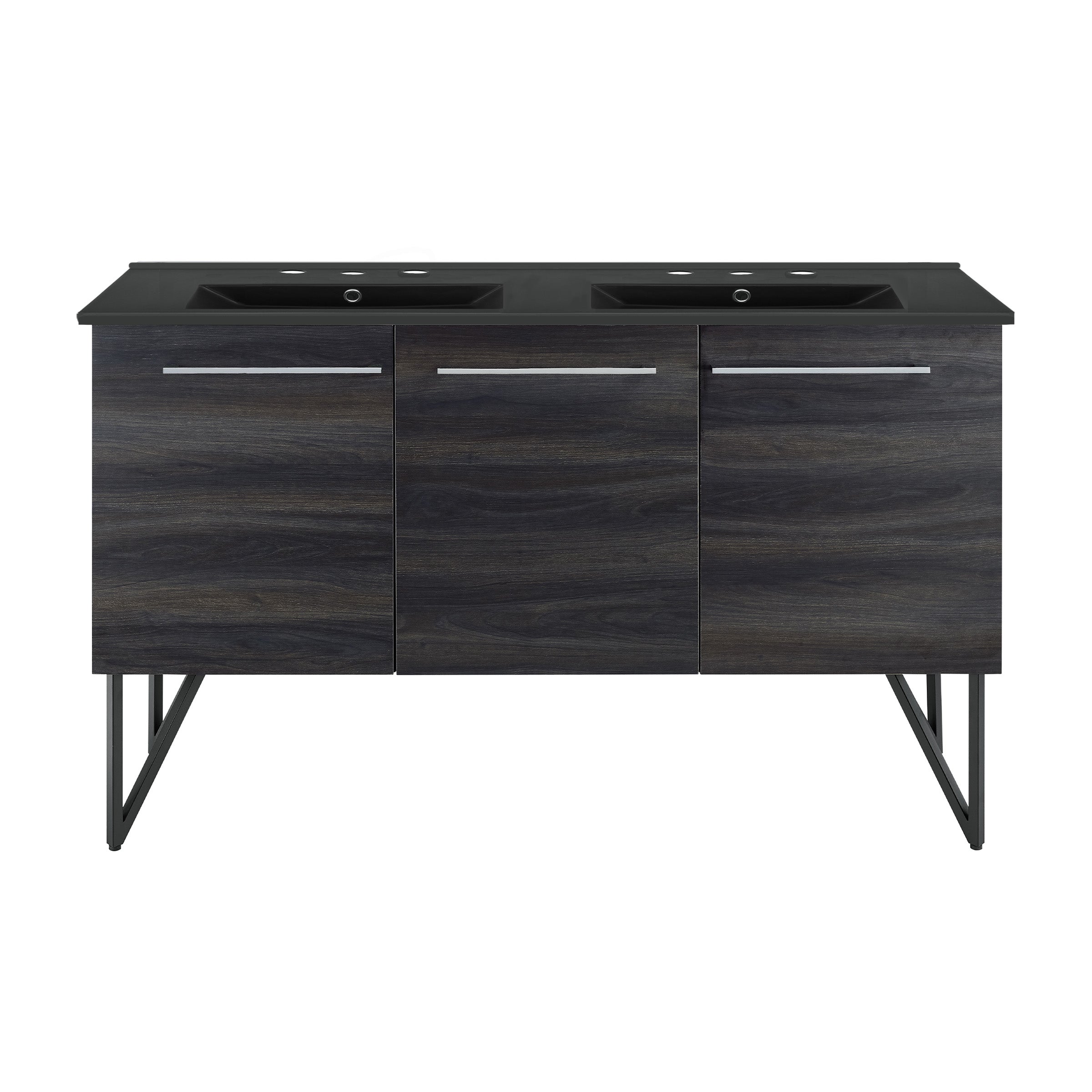 Black Walnut / Matte Black / 3-Hole