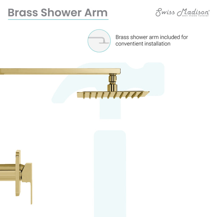 Brushed Gold / Without Tub Filler