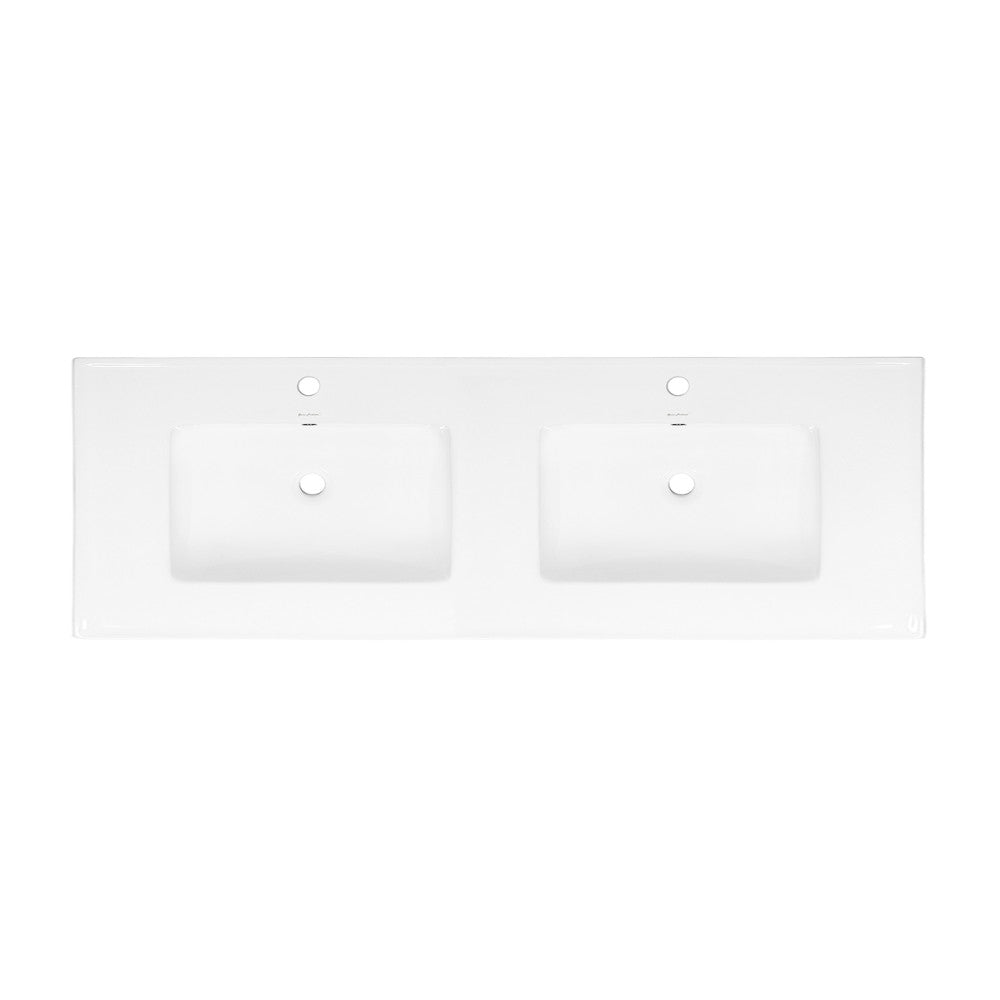 Glossy White / 1-Hole / Center