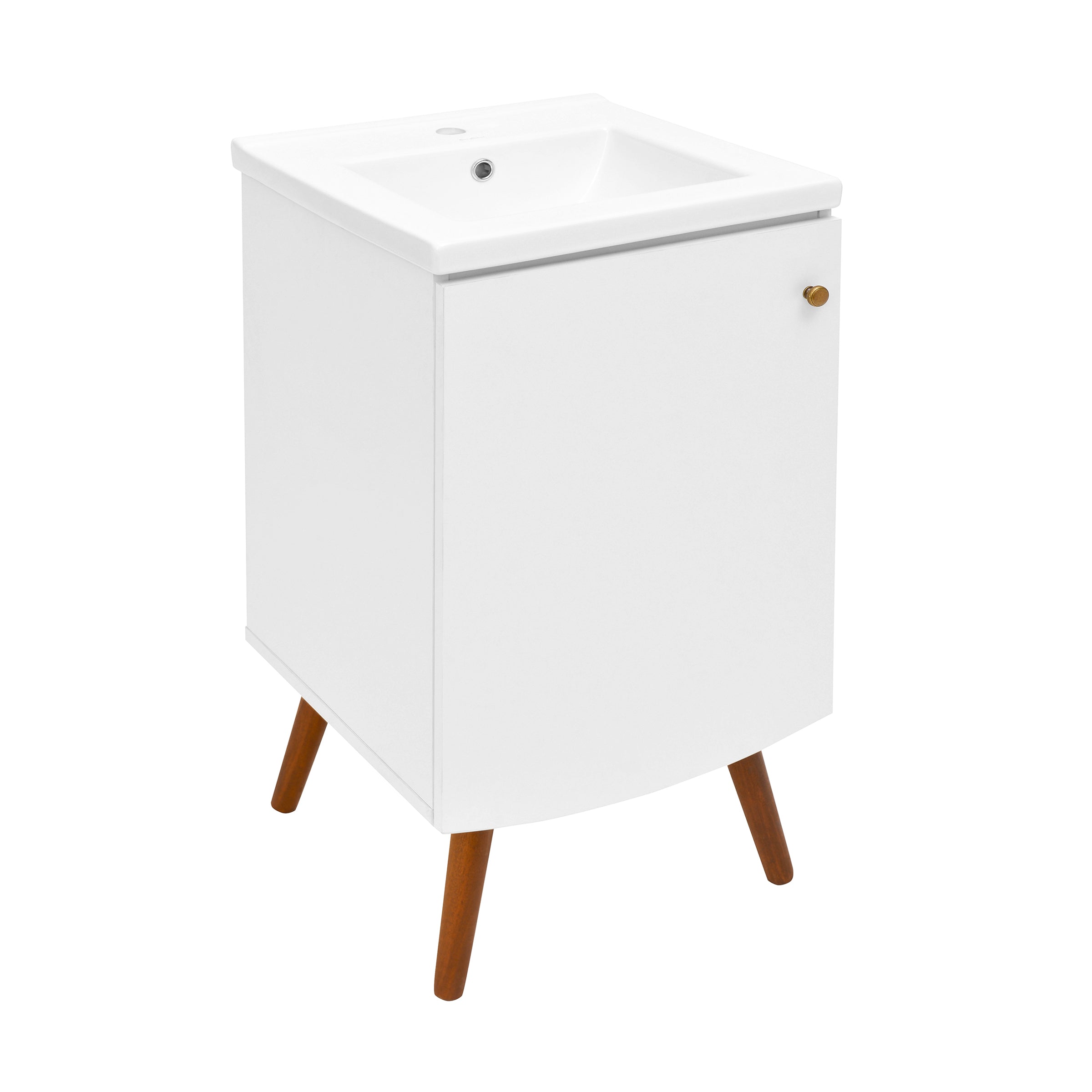 White / White / 1-Hole
