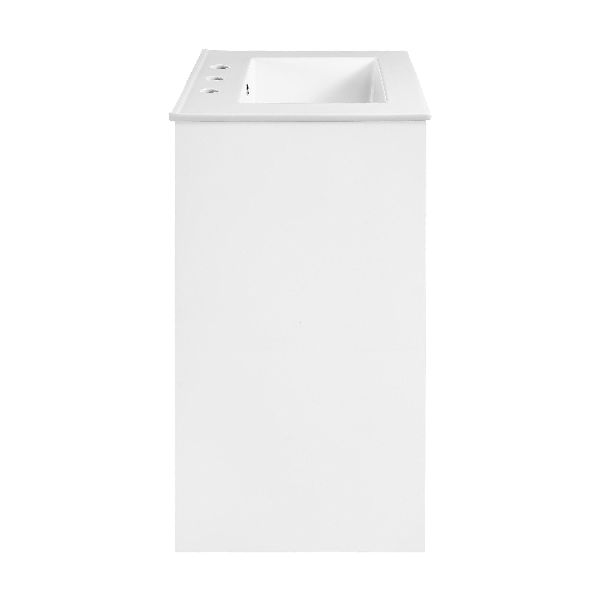 White / White / 3-Hole