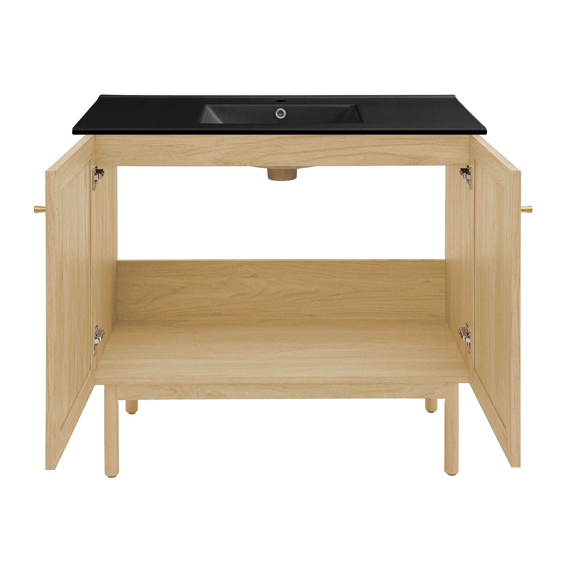 Natural Oak / Black / 1-Hole