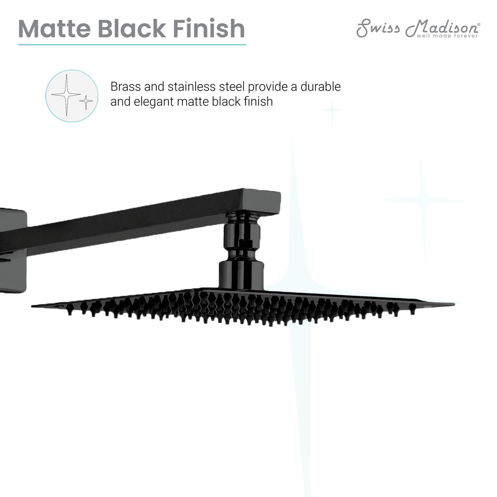 Matte Black / Without Tub Filler