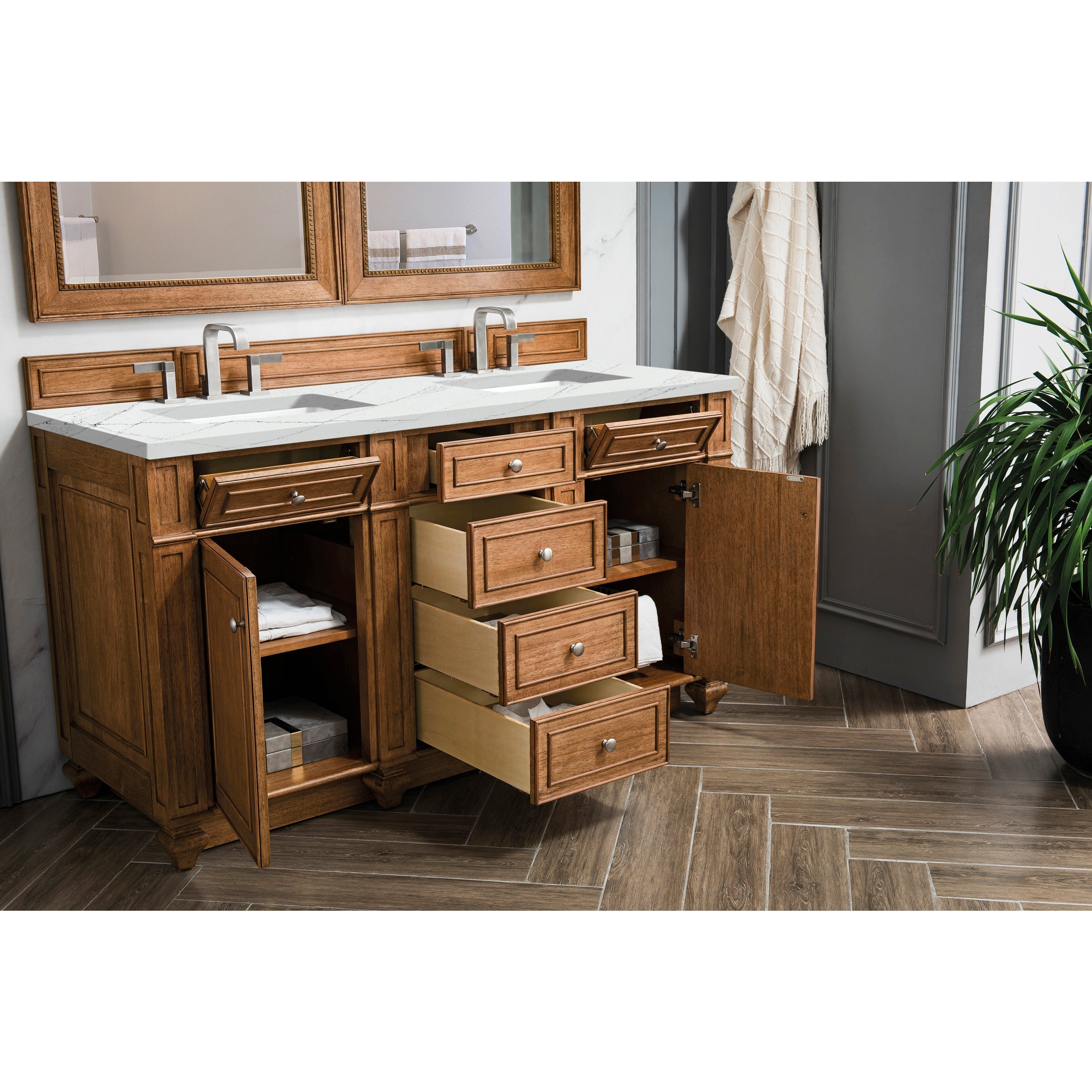 Saddle Brown / Ethereal Noctis - 3 Faucet Holes