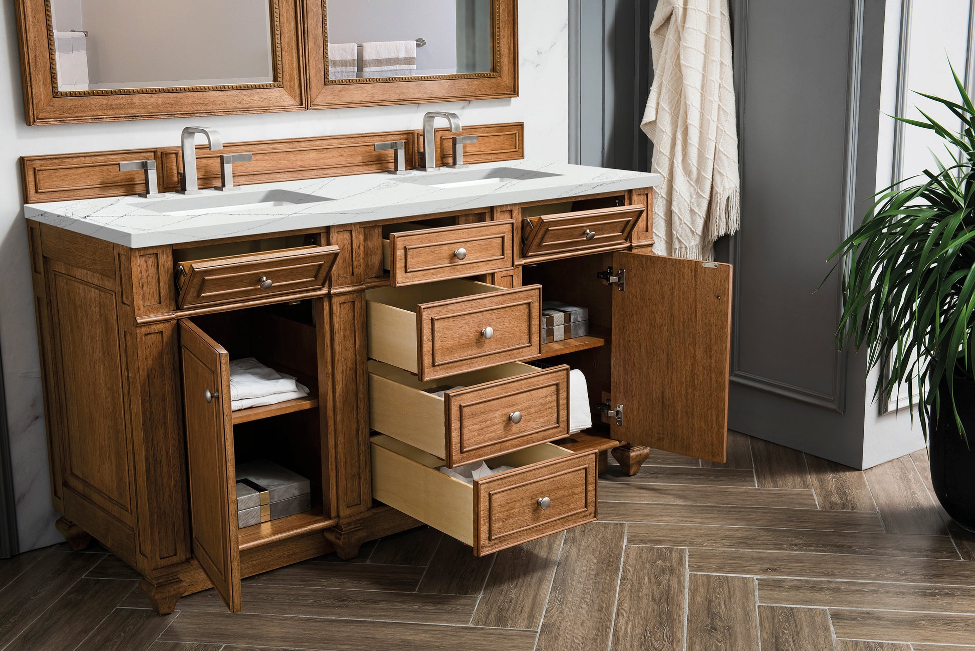 Saddle Brown / Ethereal Noctis - 3 Faucet Holes