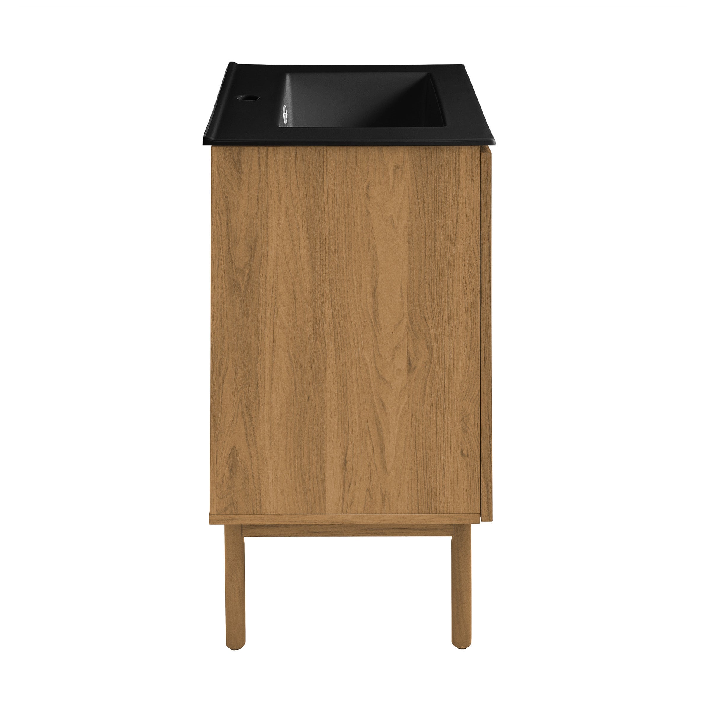 Golden Oak / Matte Black / 1-Hole