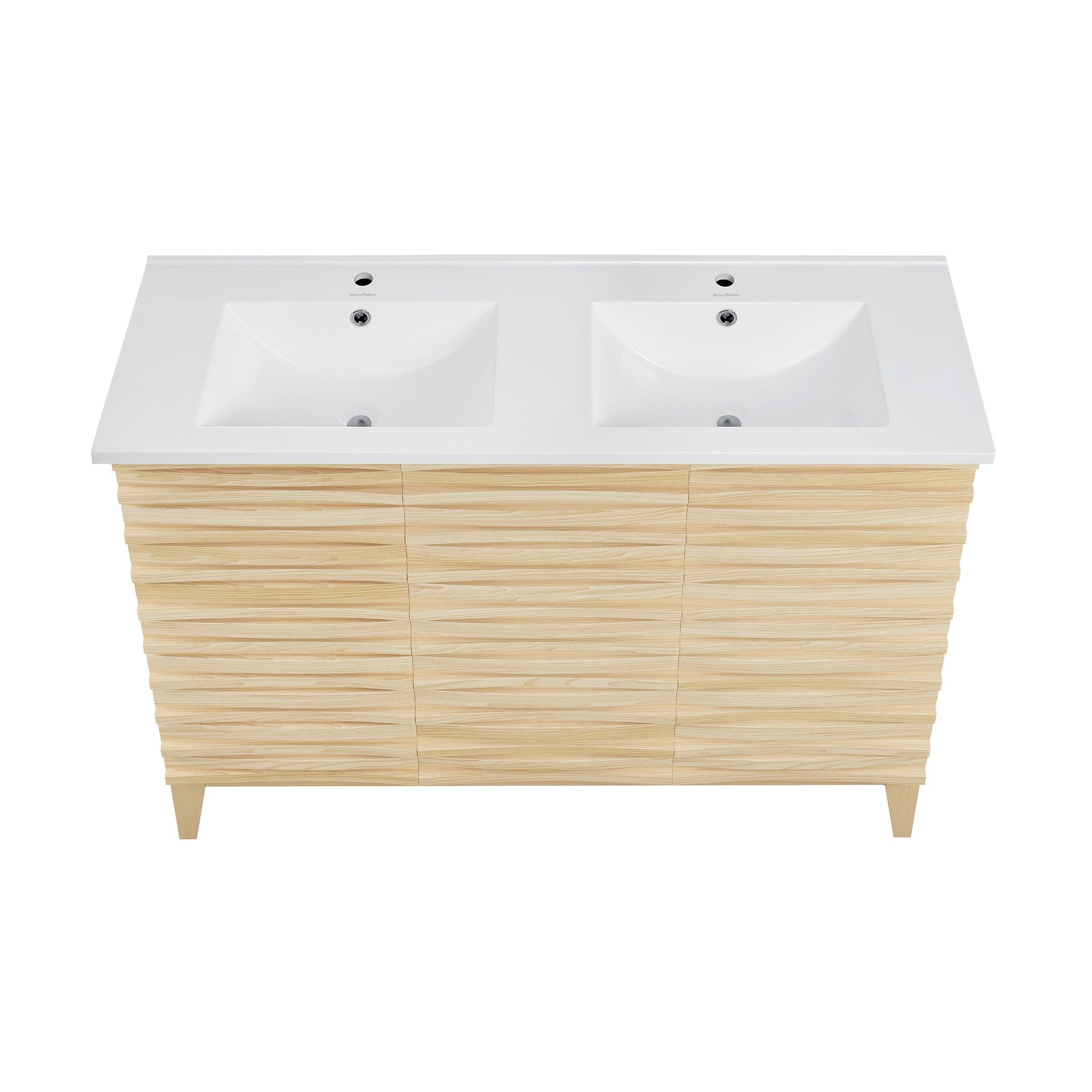 Natural Oak / Glossy White / 1-Hole