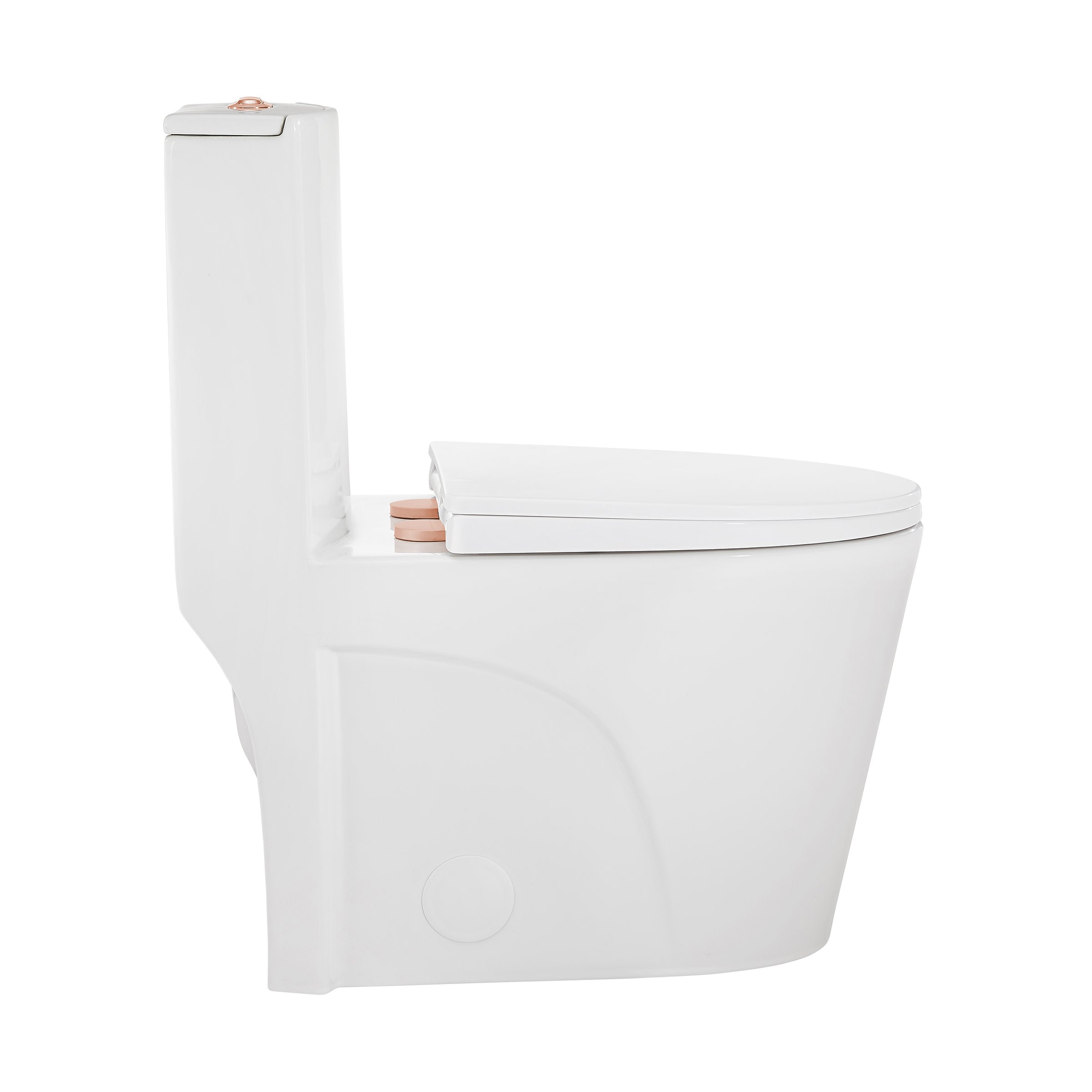Glossy White / Dual - Top / Rose Gold