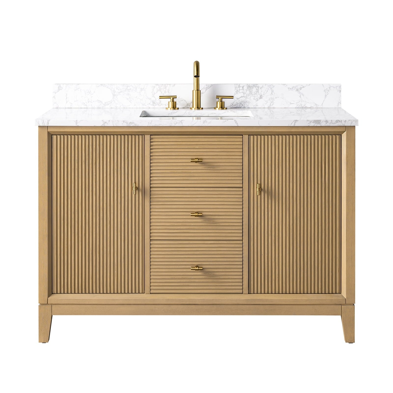 Linear Natural Oak / Golden Brushed