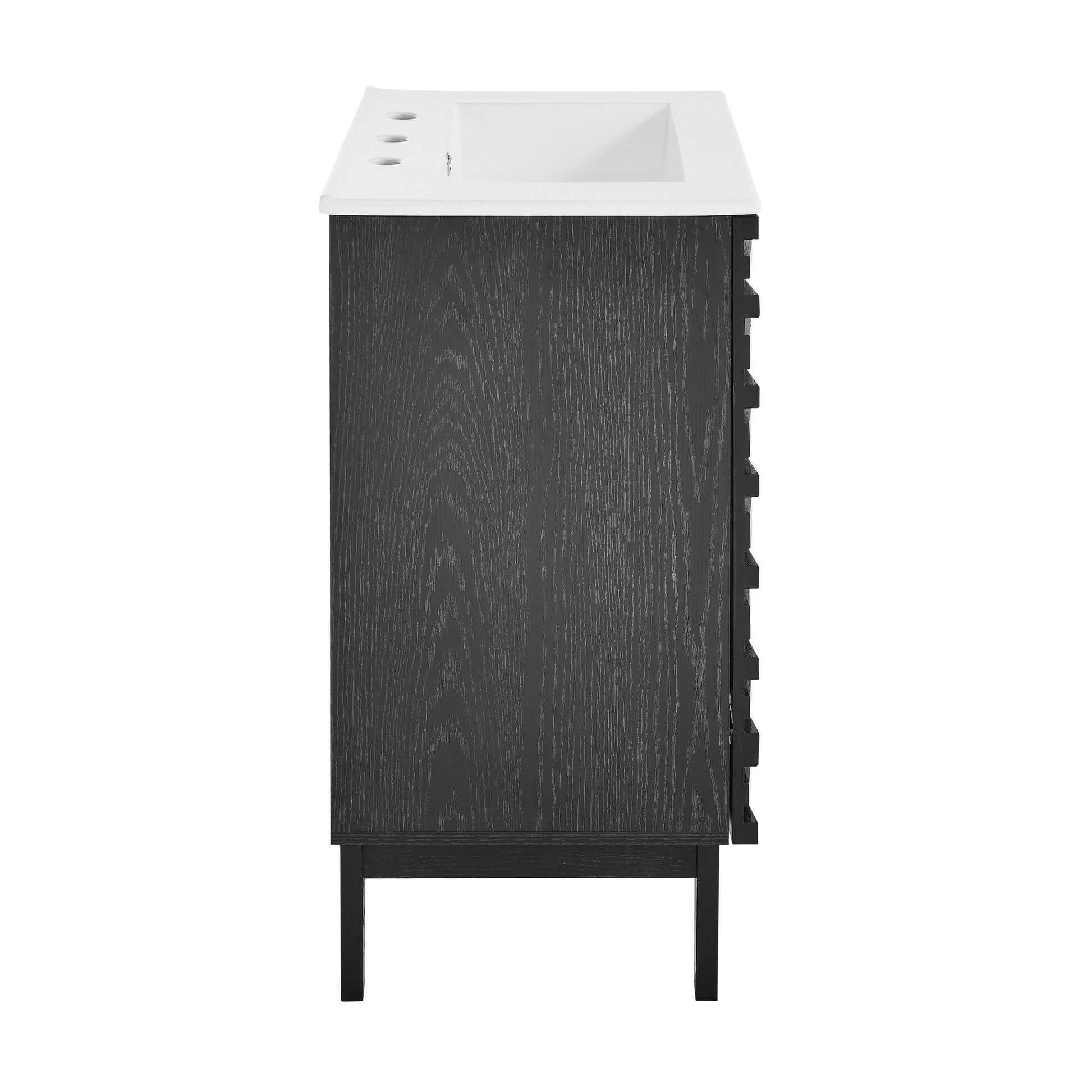 Black Oak / White / 3-Hole