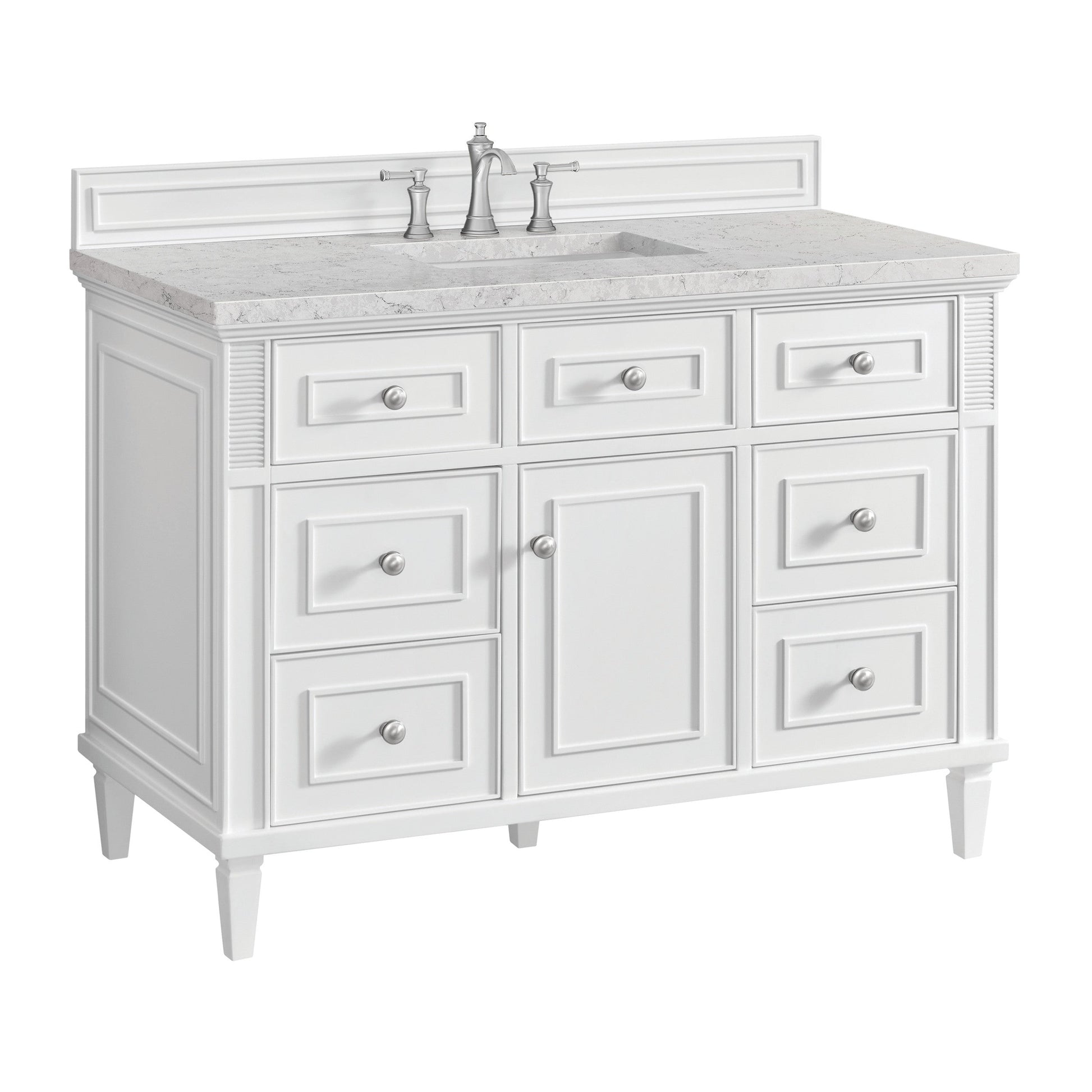 Bright White / Eternal Jasmine Pearl - 3 Faucet Holes