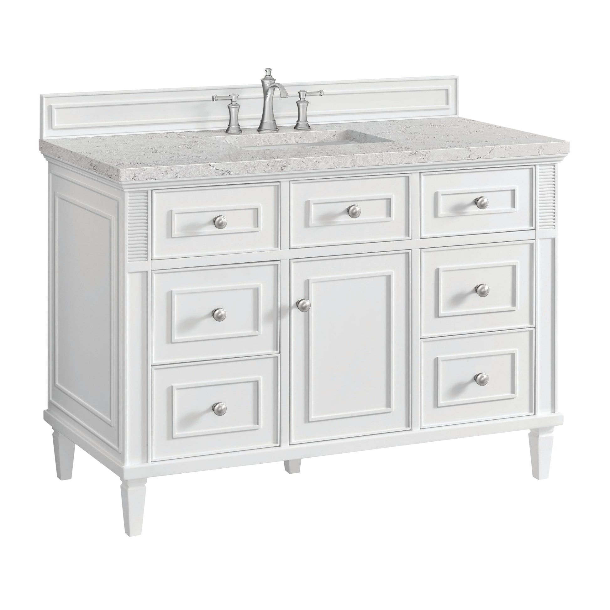 Bright White / Eternal Jasmine Pearl - 3 Faucet Holes