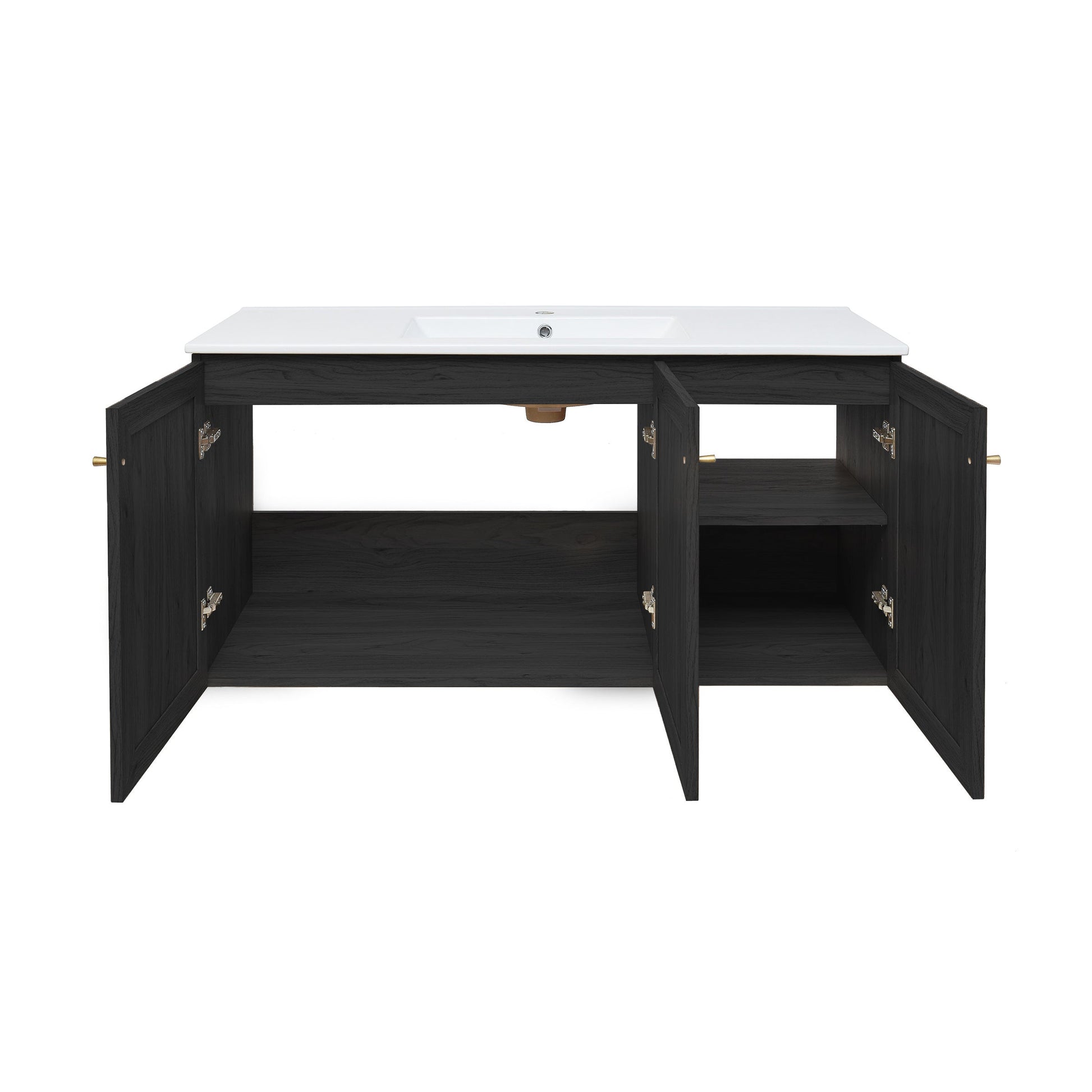 Black Oak / White / 1-Hole