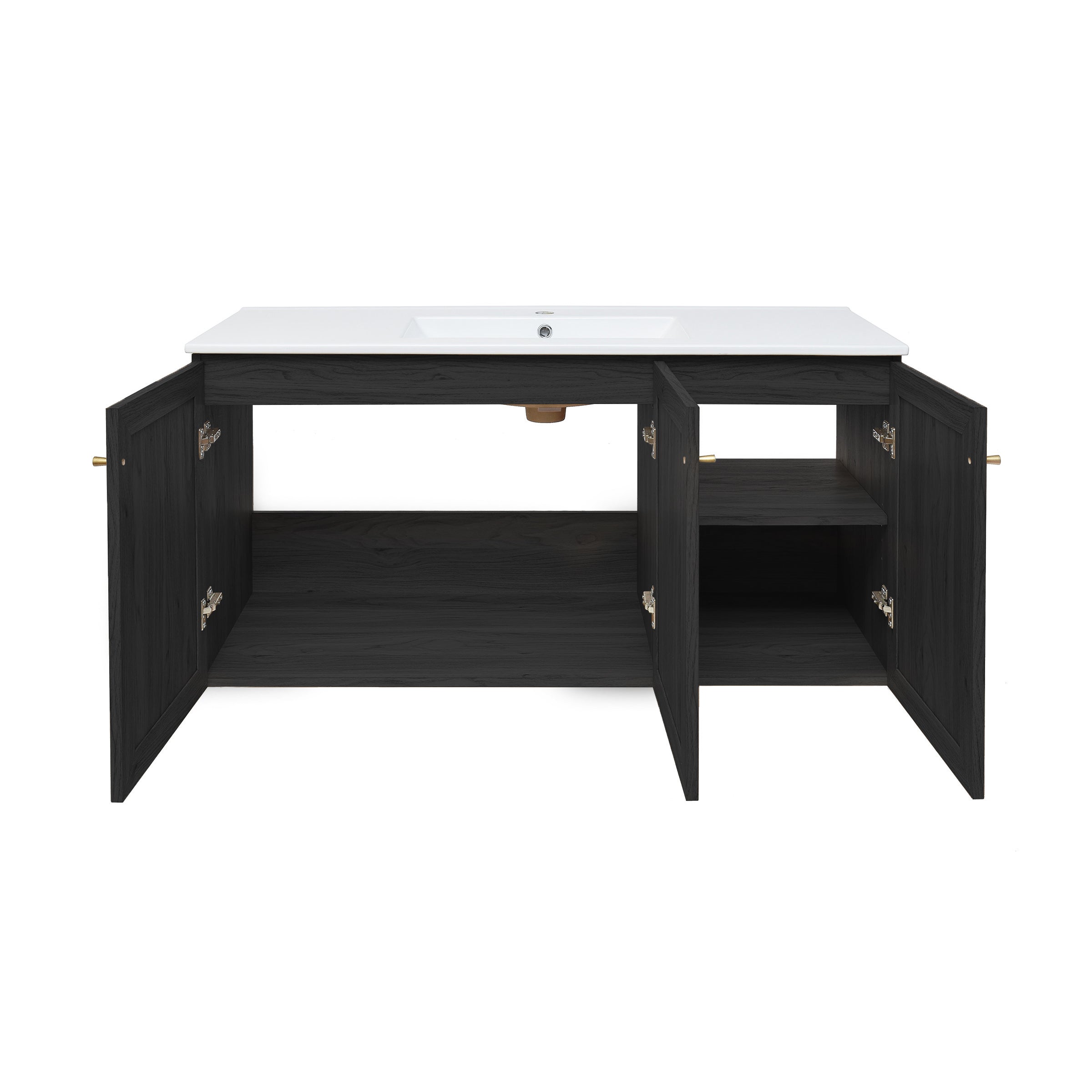 Black Oak / White / 1-Hole