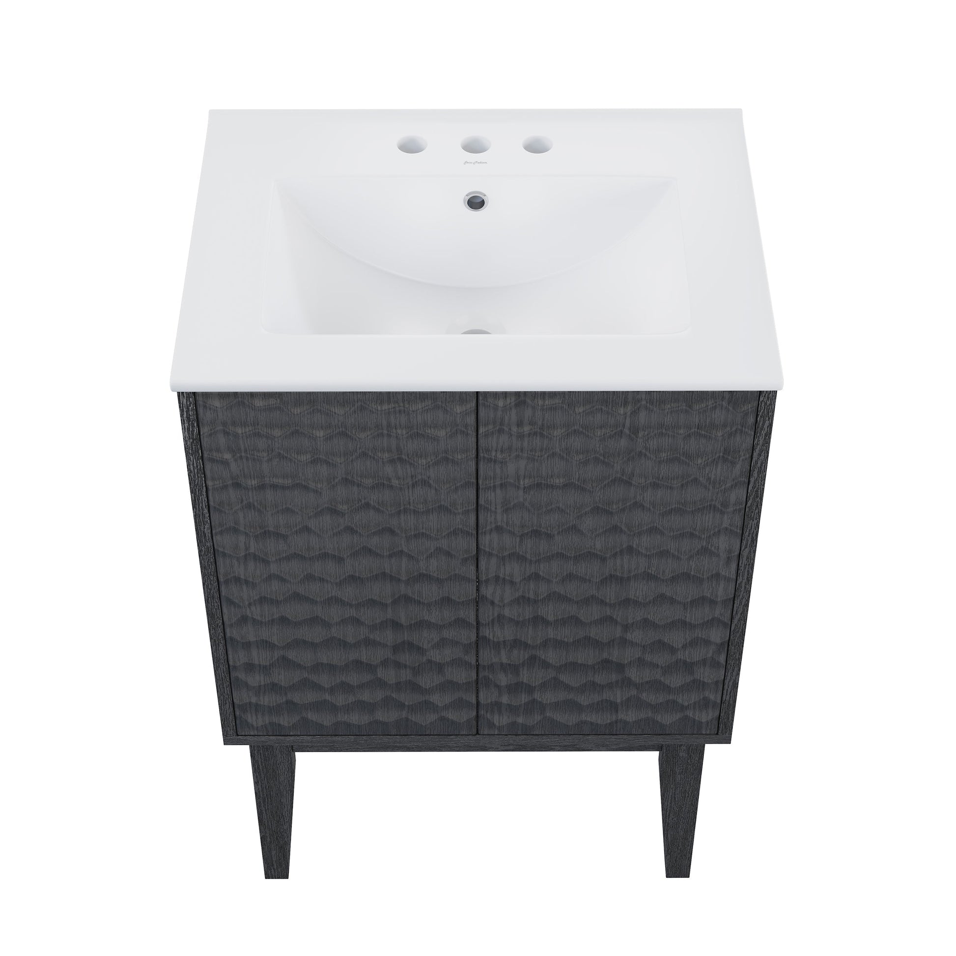 Black Oak / White / 3-Hole