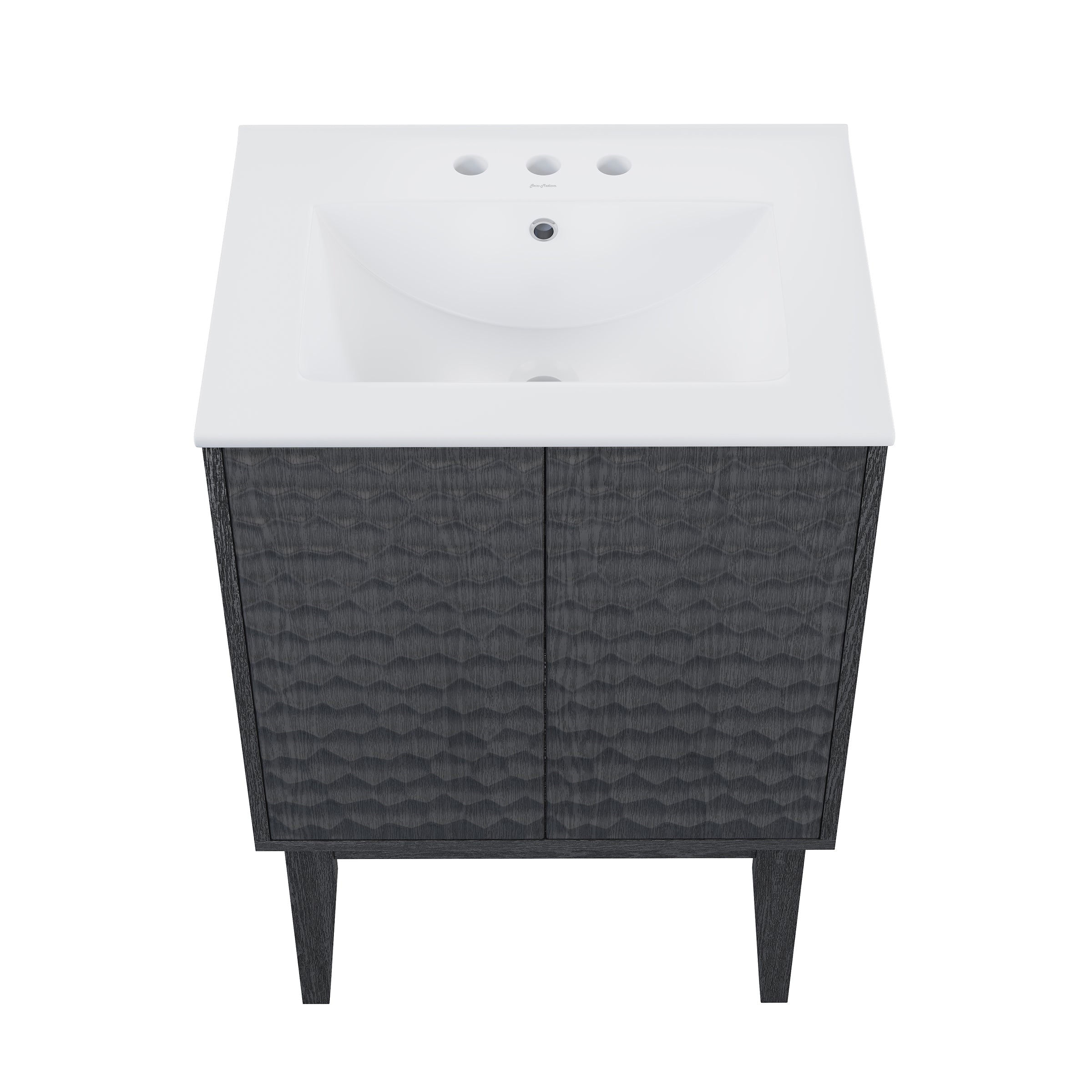 Black Oak / White / 3-Hole