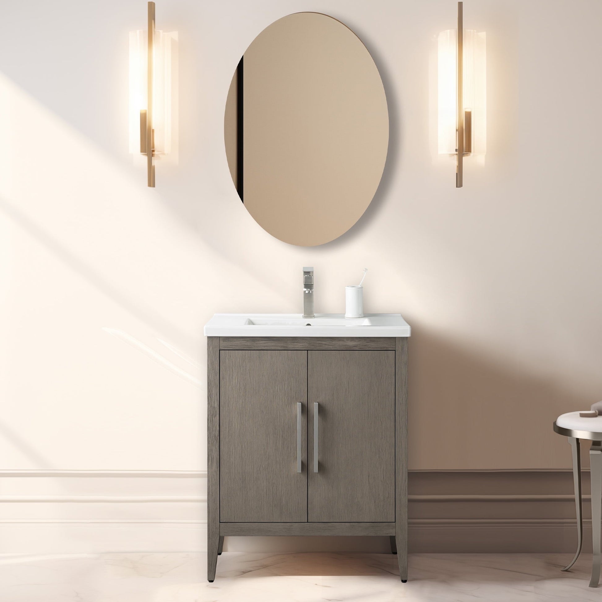 Driftwood Gray / Brushed Nickel