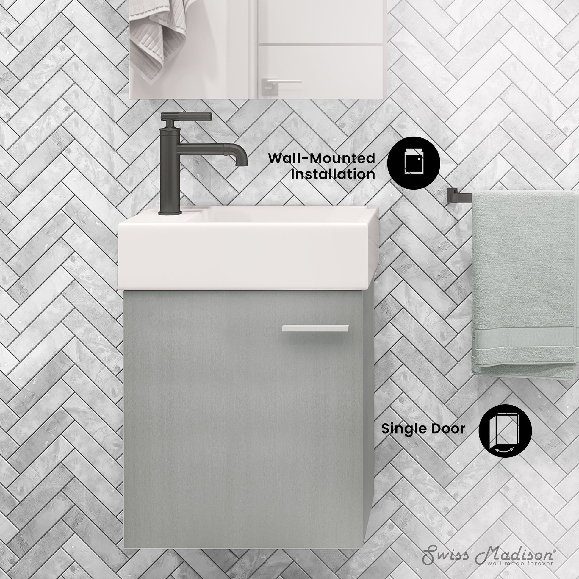Gray / White / 1-Hole