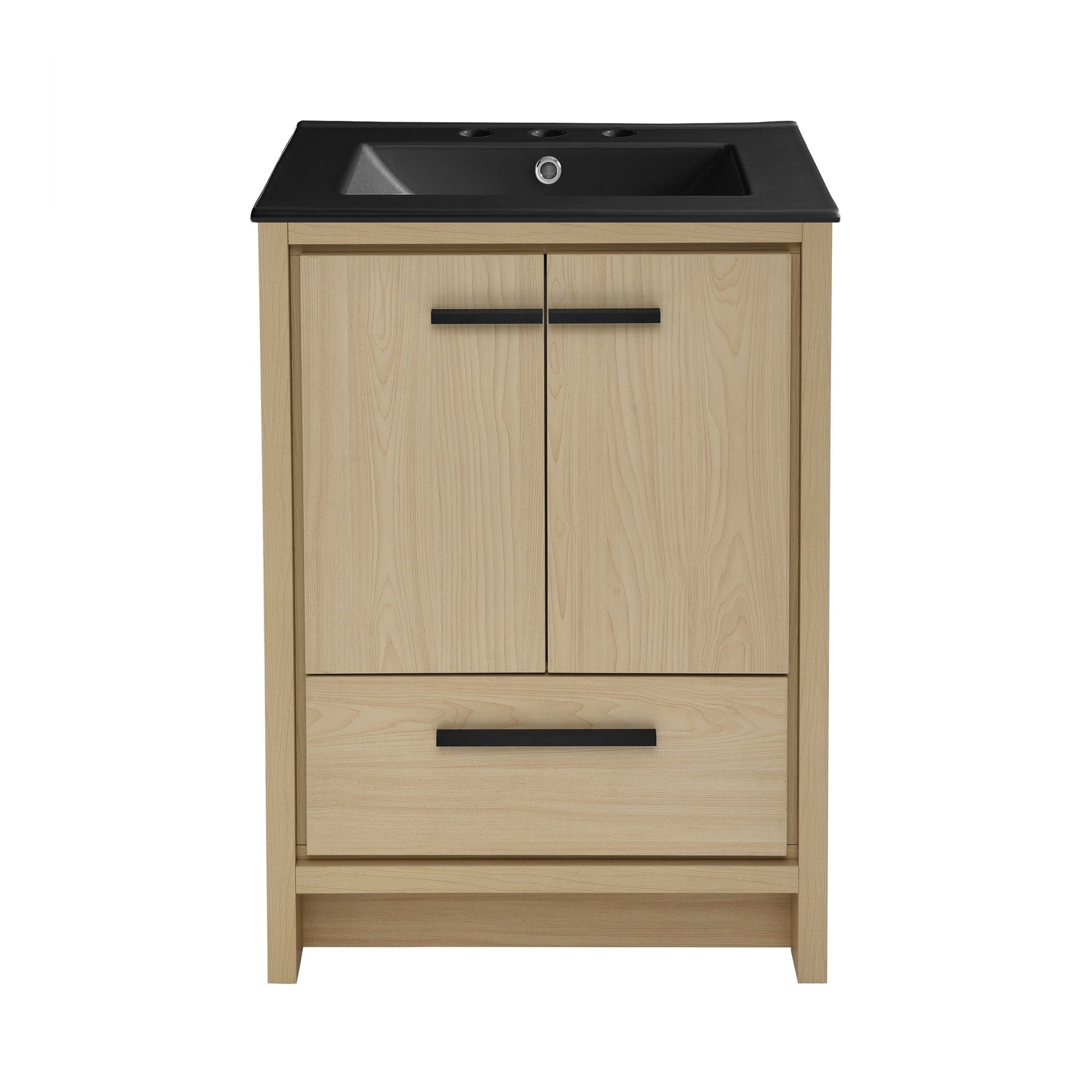 Natural Oak / Matte Black / 3-Hole