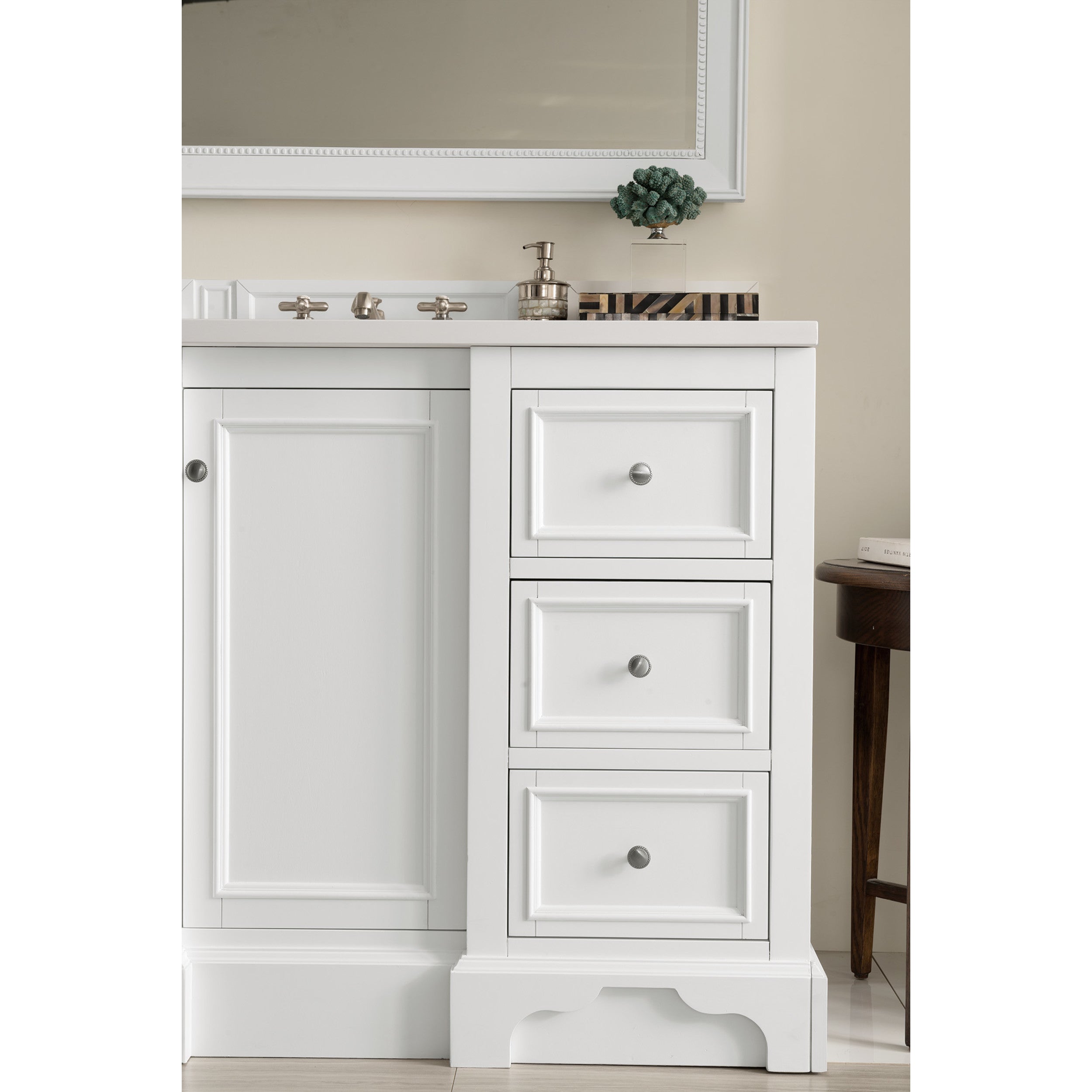 Bright White / White Zeus - 3 Faucet Holes