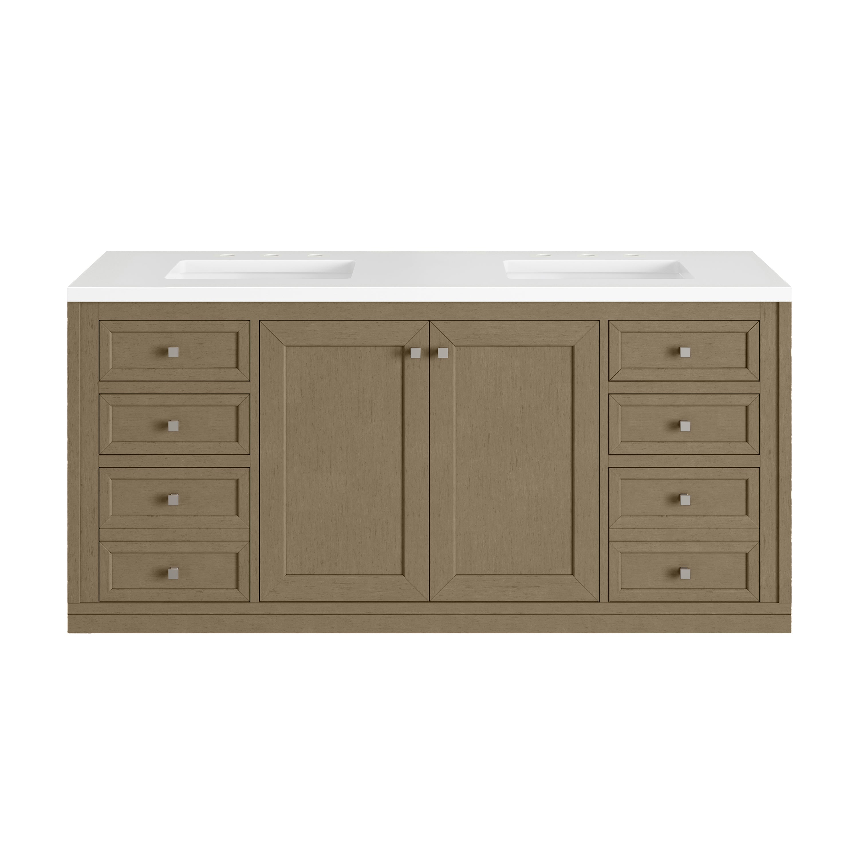 Walnut Whisper / White Zeus - 3 Faucet Holes