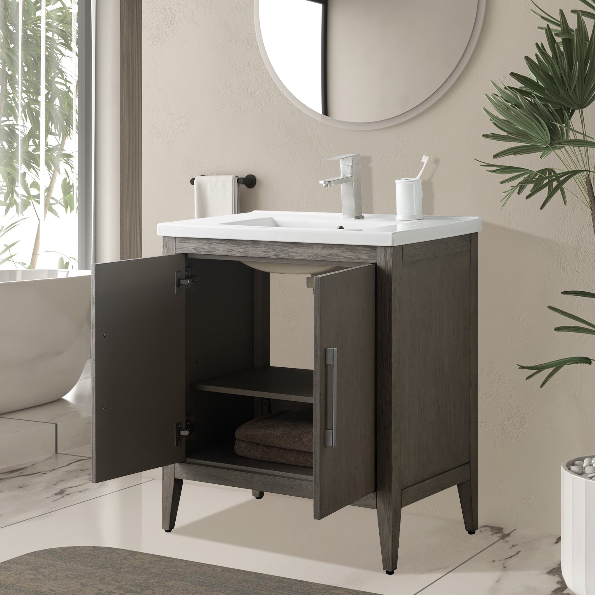 Driftwood Gray / Brushed Nickel