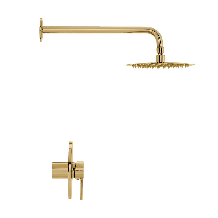 Brushed Gold / Without Hand Sprayer / Without Tub Filler