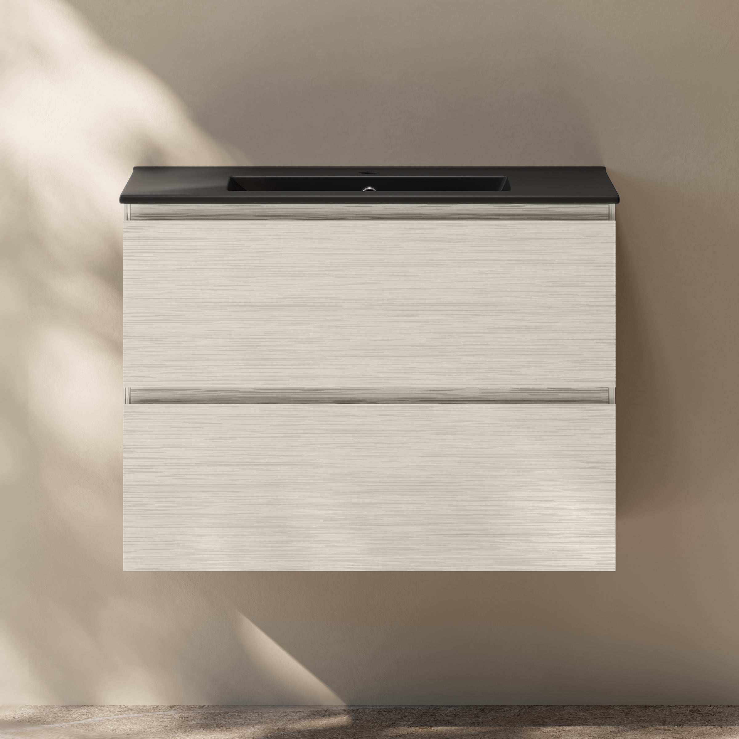 White Oak / Matte Black / 1-Hole