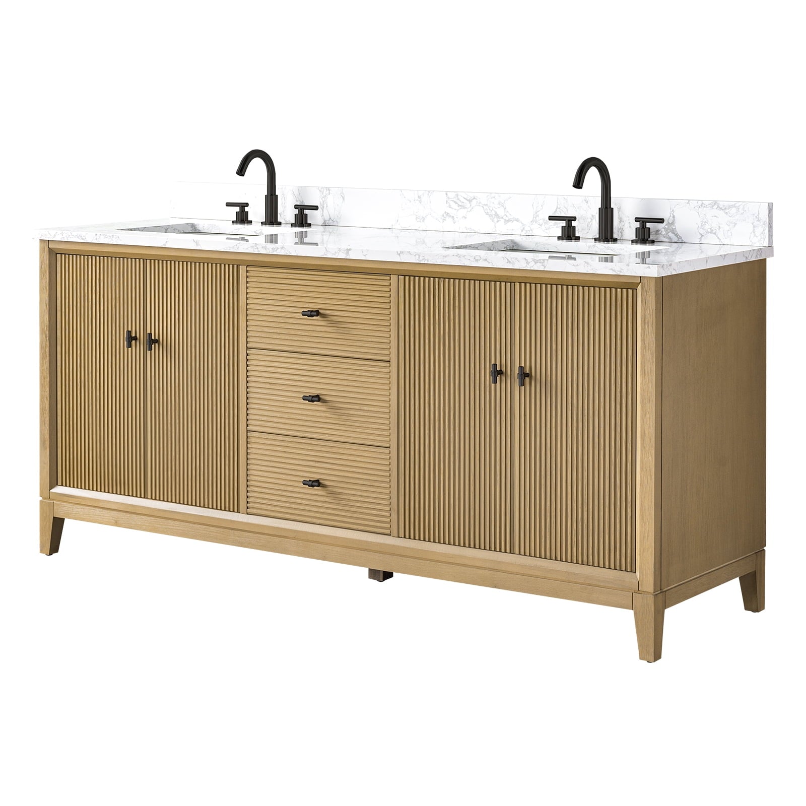 Linear Natural Oak / Matte Black