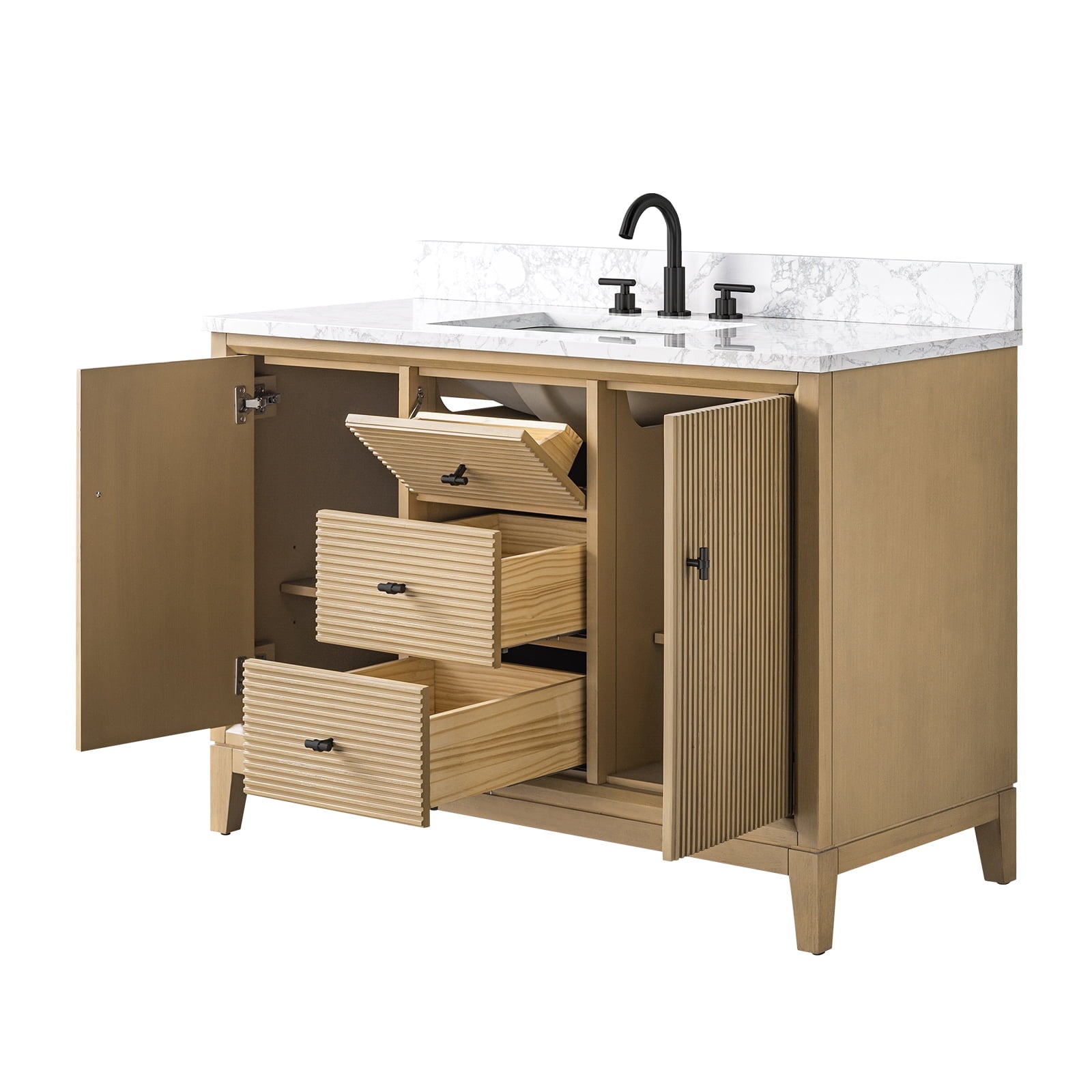 Linear Natural Oak / Matte Black