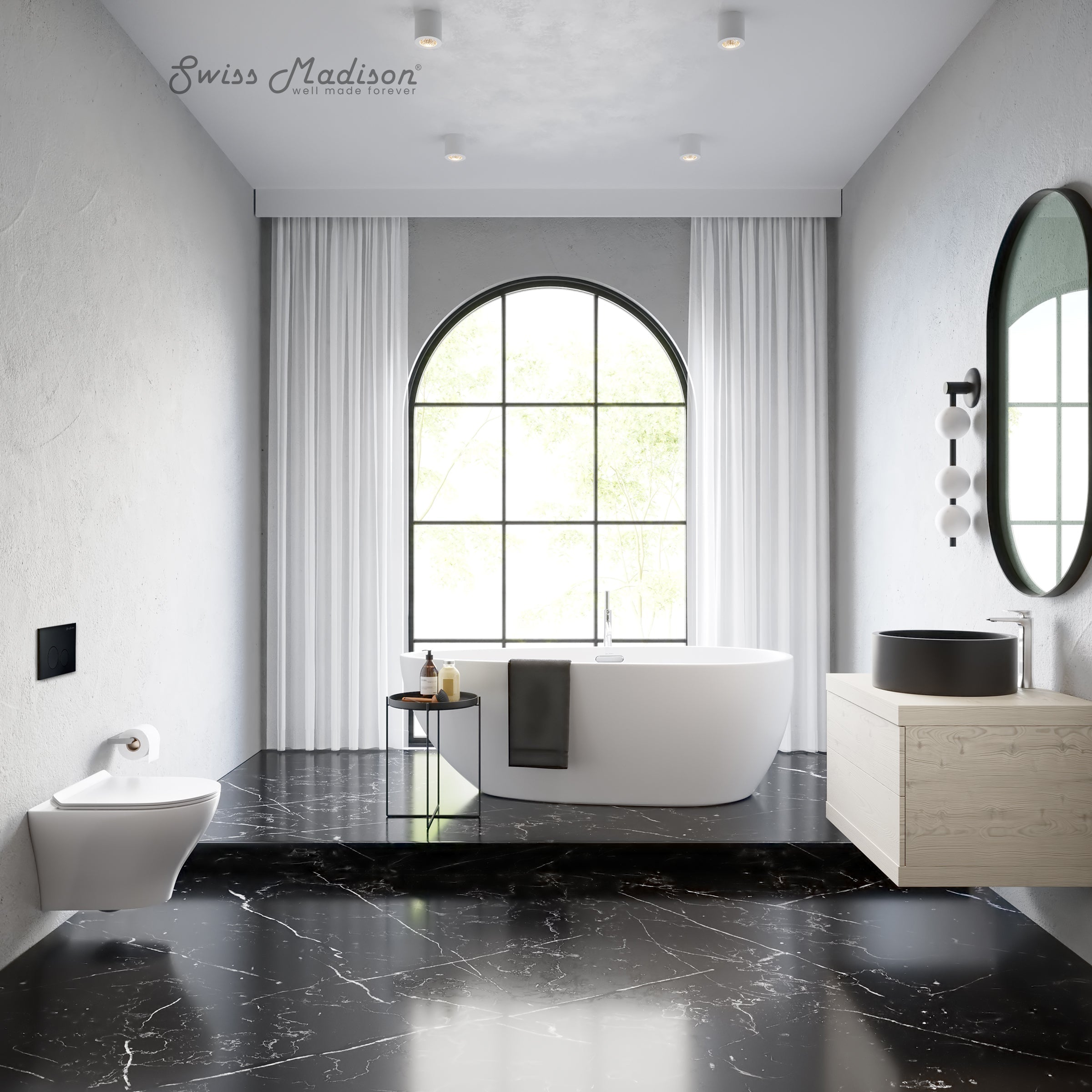 Glossy White / Black